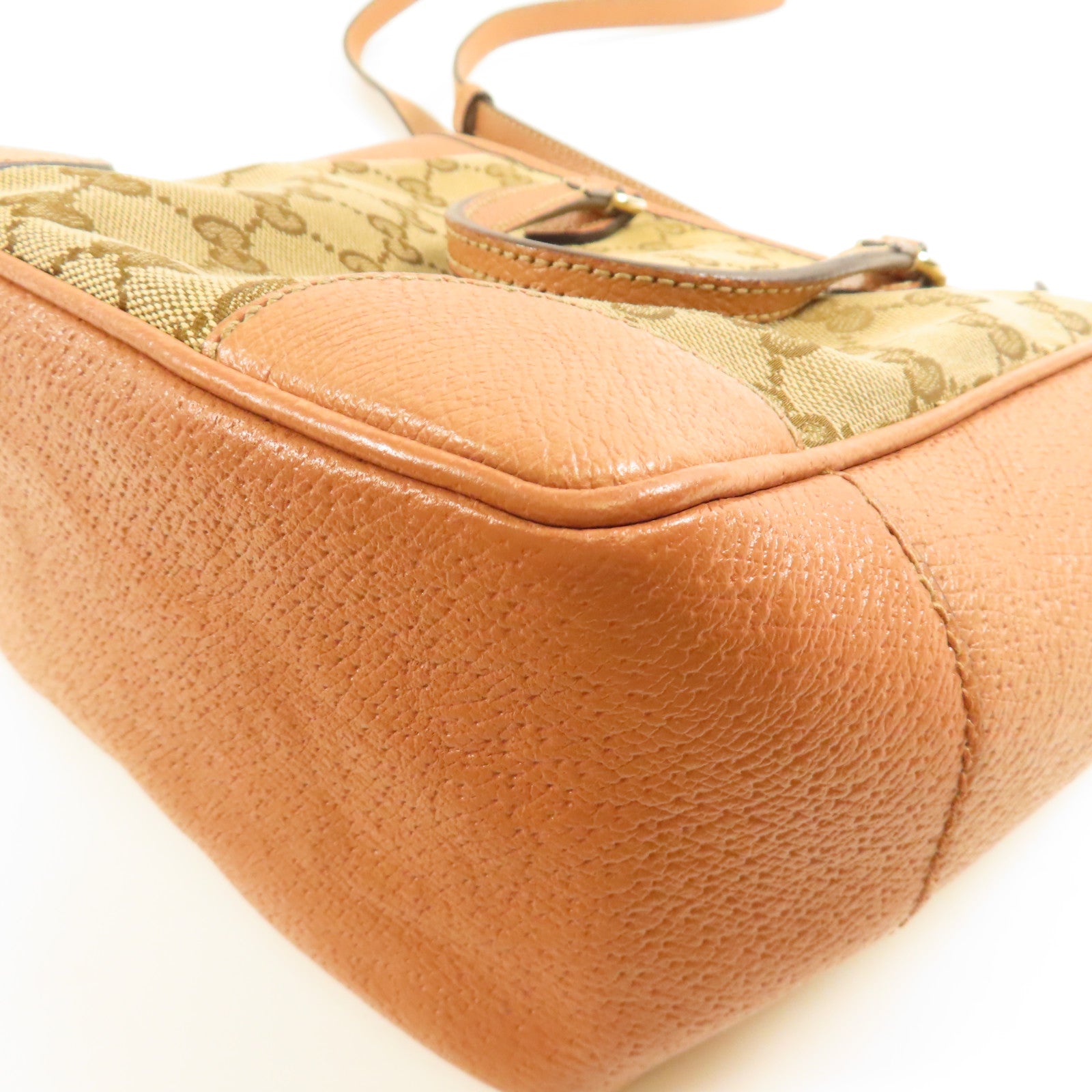 GUCCI 帆布Shoulder Tote金扣手挽肩背兩用袋
