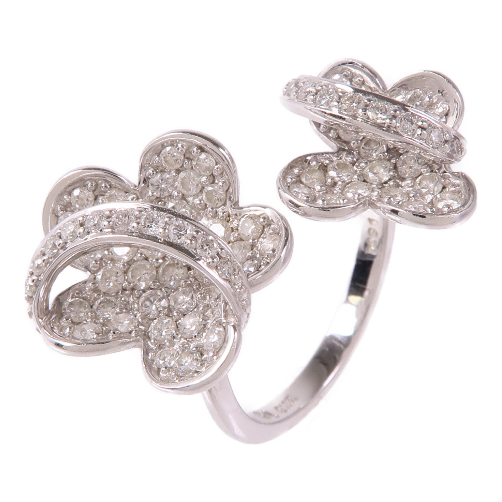 JEWELRY 【激減優惠】18K白金Diamond Ring鑽石戒指US#6.5