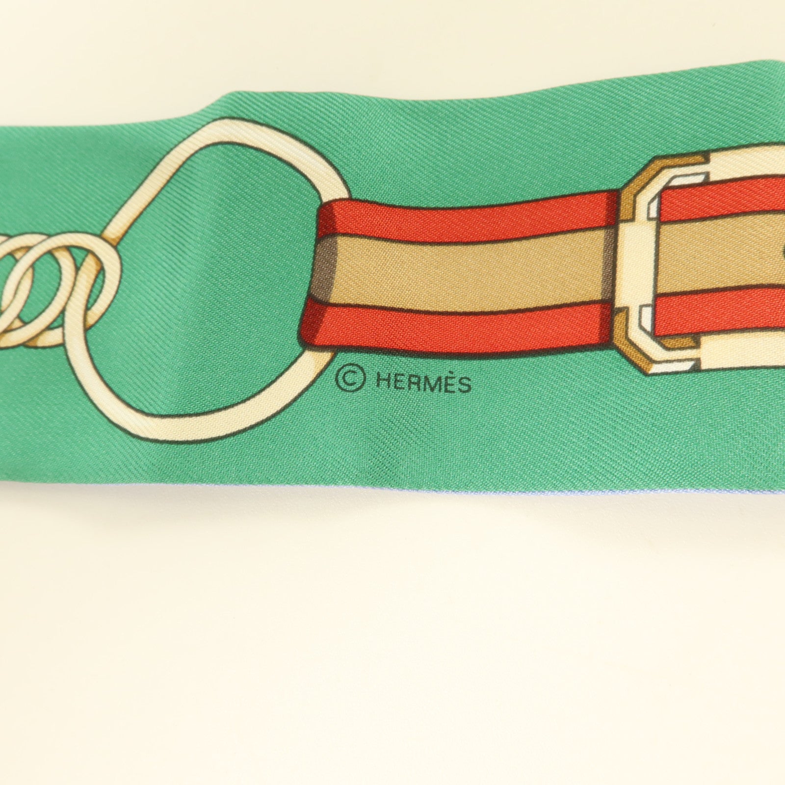HERMES 絲質Twilly絲巾