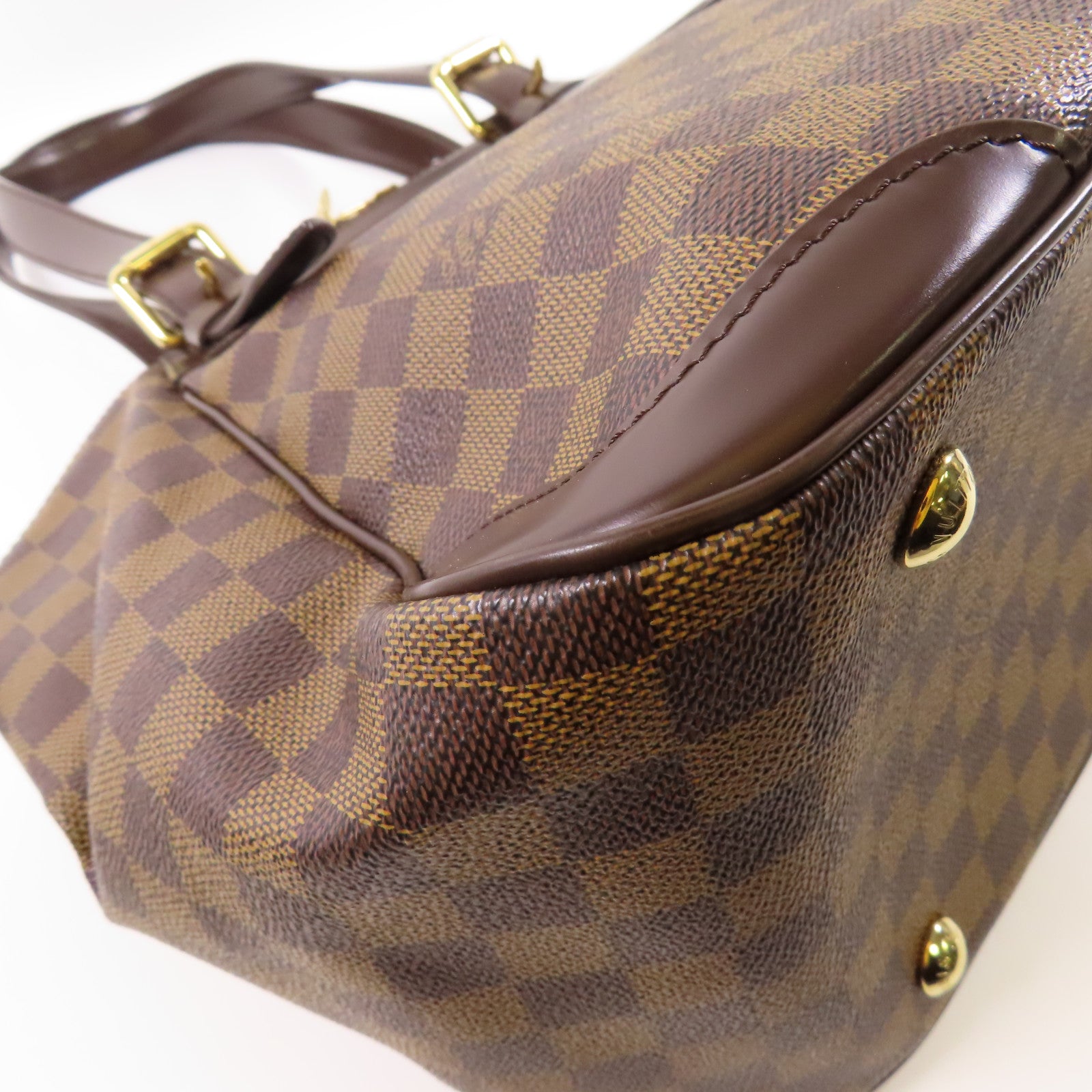 LOUIS VUITTON Damier Verona GM金扣肩背袋