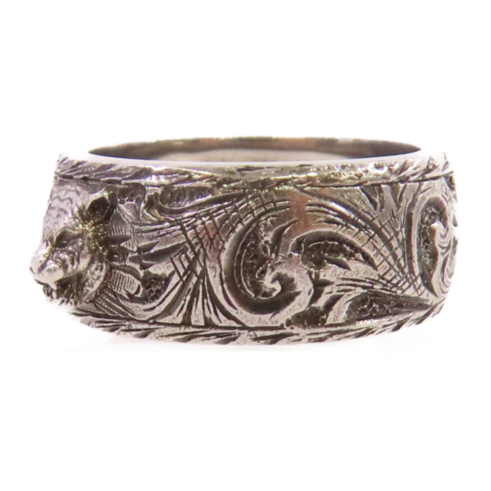 GUCCI 925純銀Arabesque Ring戒指Gucci#23/US#10