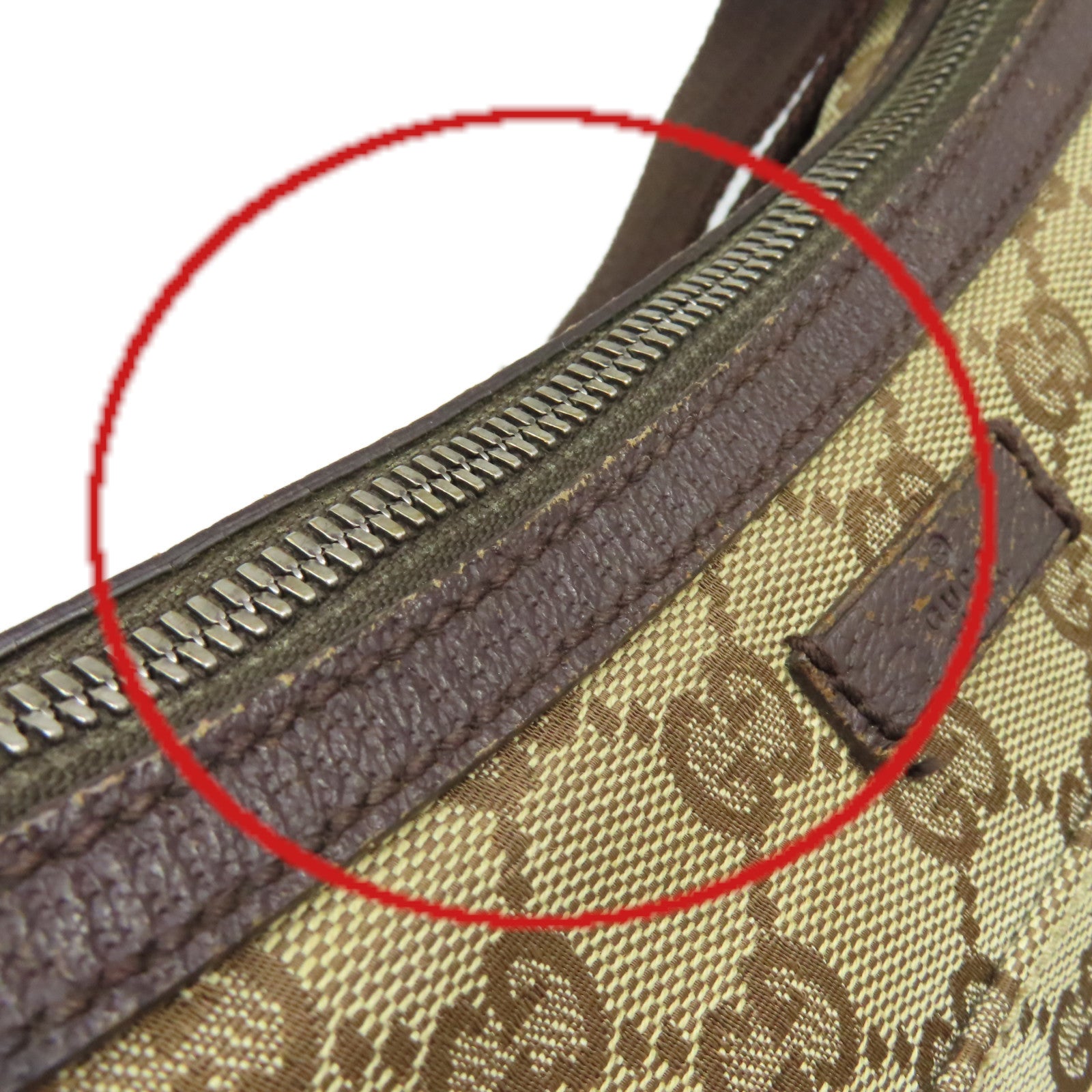 GUCCI 【激減優惠】GG帆布Shoulder Bag肩背袋啡色