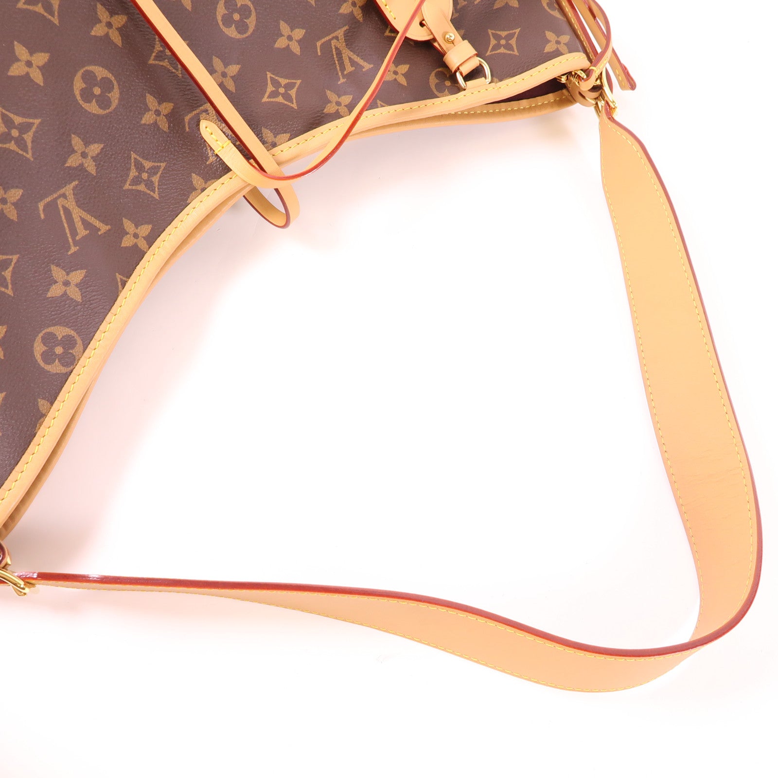 LOUIS VUITTON Monogram Carry All MM金扣肩背袋