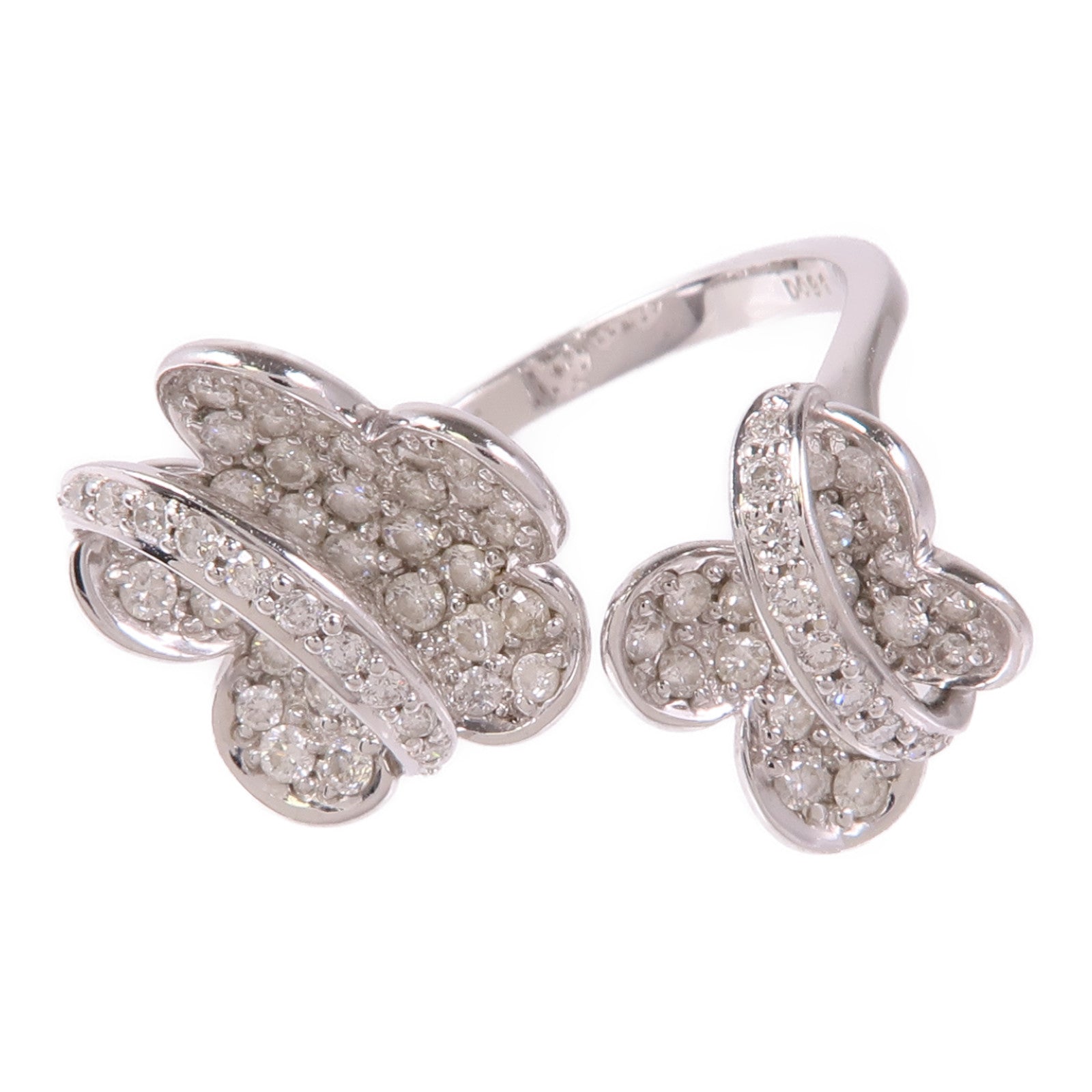JEWELRY 【激減優惠】18K白金Diamond Ring鑽石戒指US#6.5