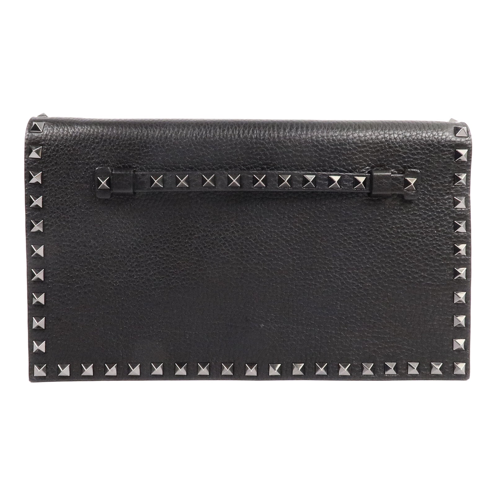 Valentino 牛皮皮革Rockstud Clutch手拿包