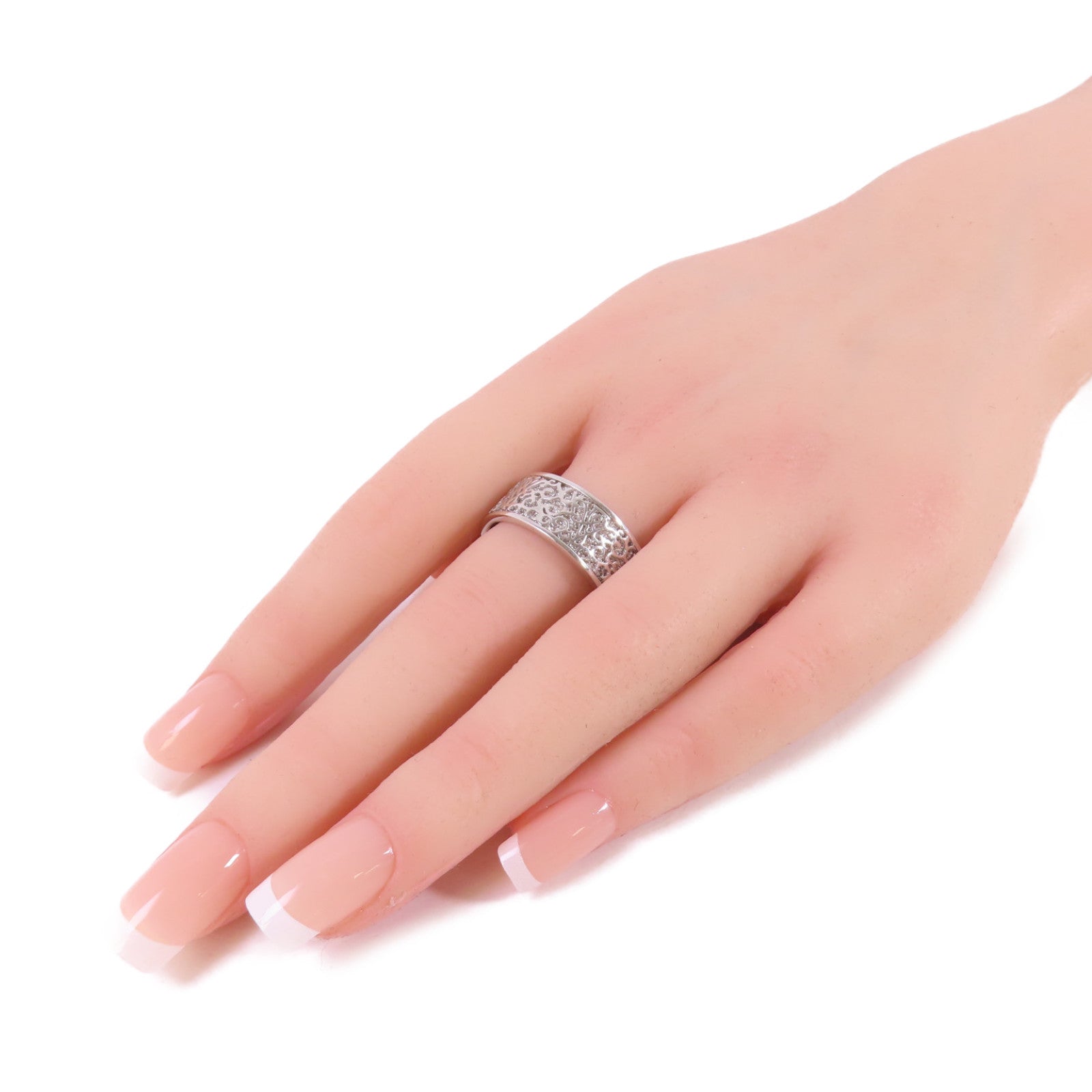 JEWELRY 【激減優惠】18K白金/1.089ct鑽石Web of Desire Diamond Ring戒指US#11.5