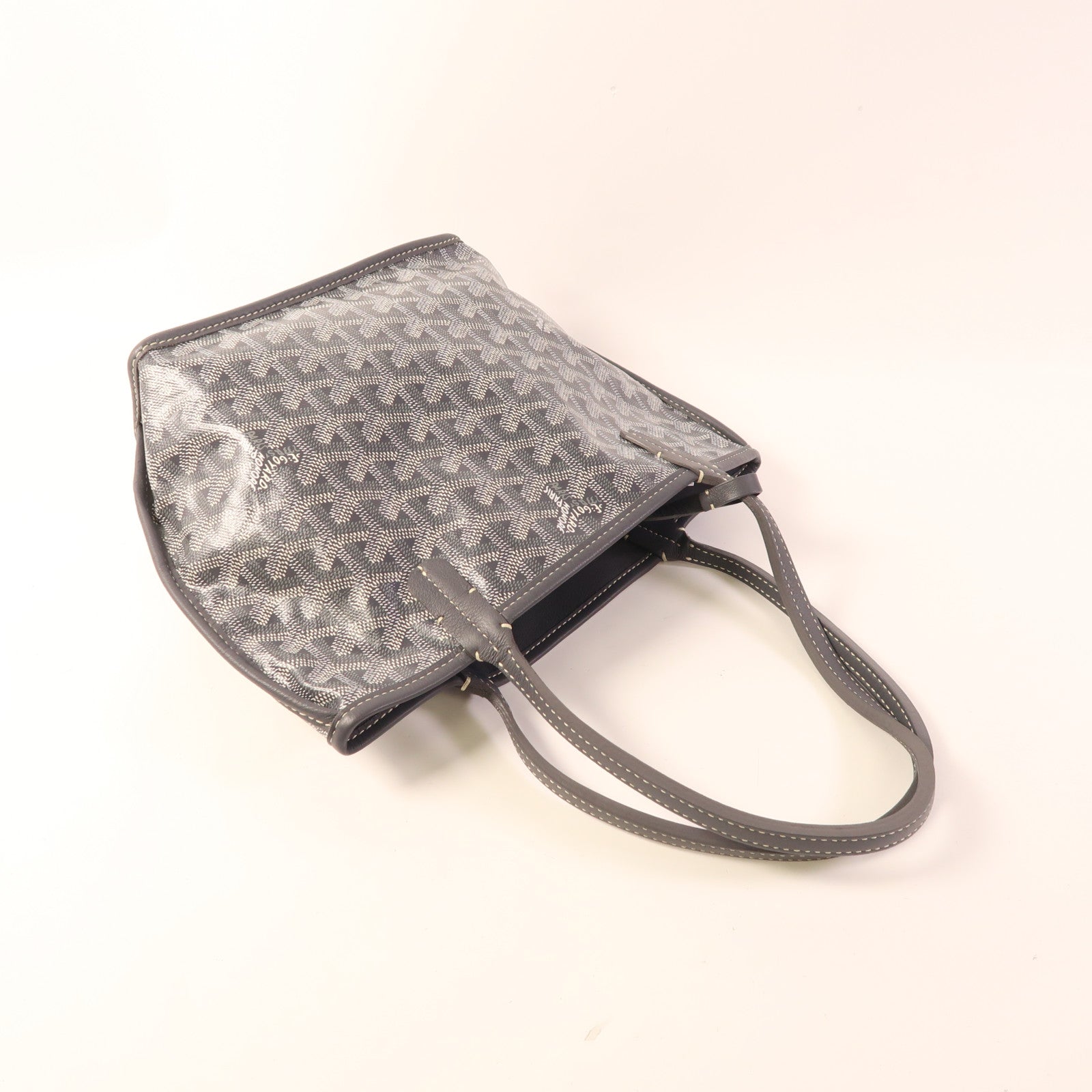 GOYARD 塗層帆布Mini Anjou Tote銀扣手挽袋