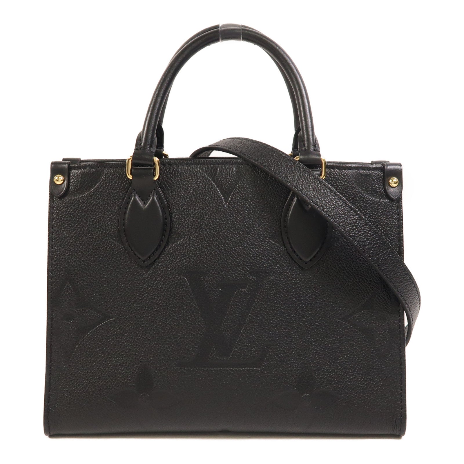 LOUIS VUITTON 【激減優惠】Monogram Empreinte OnTheGo PM金扣手挽肩背兩用袋