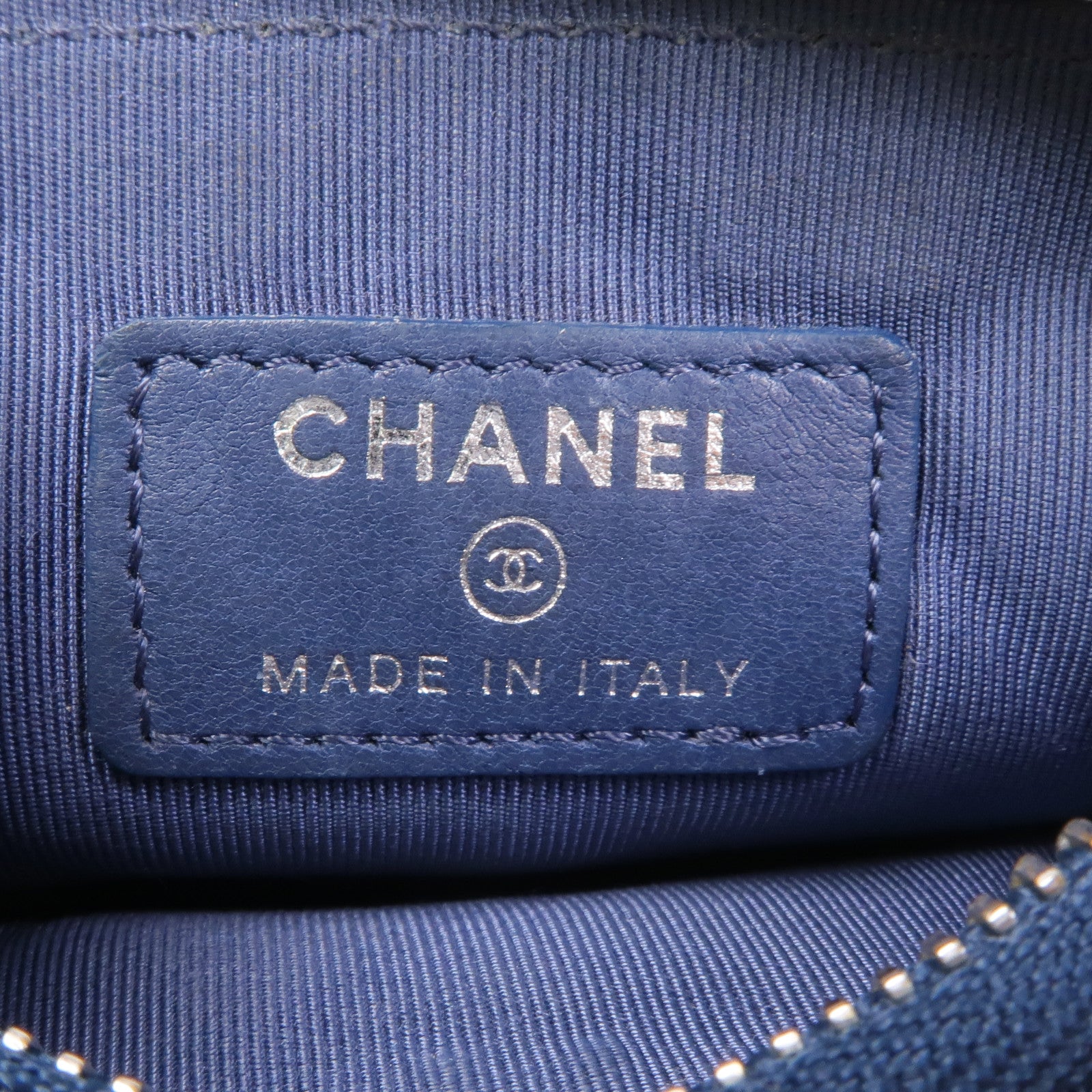 CHANEL 羊皮皮革Coin Purse銀扣零錢包