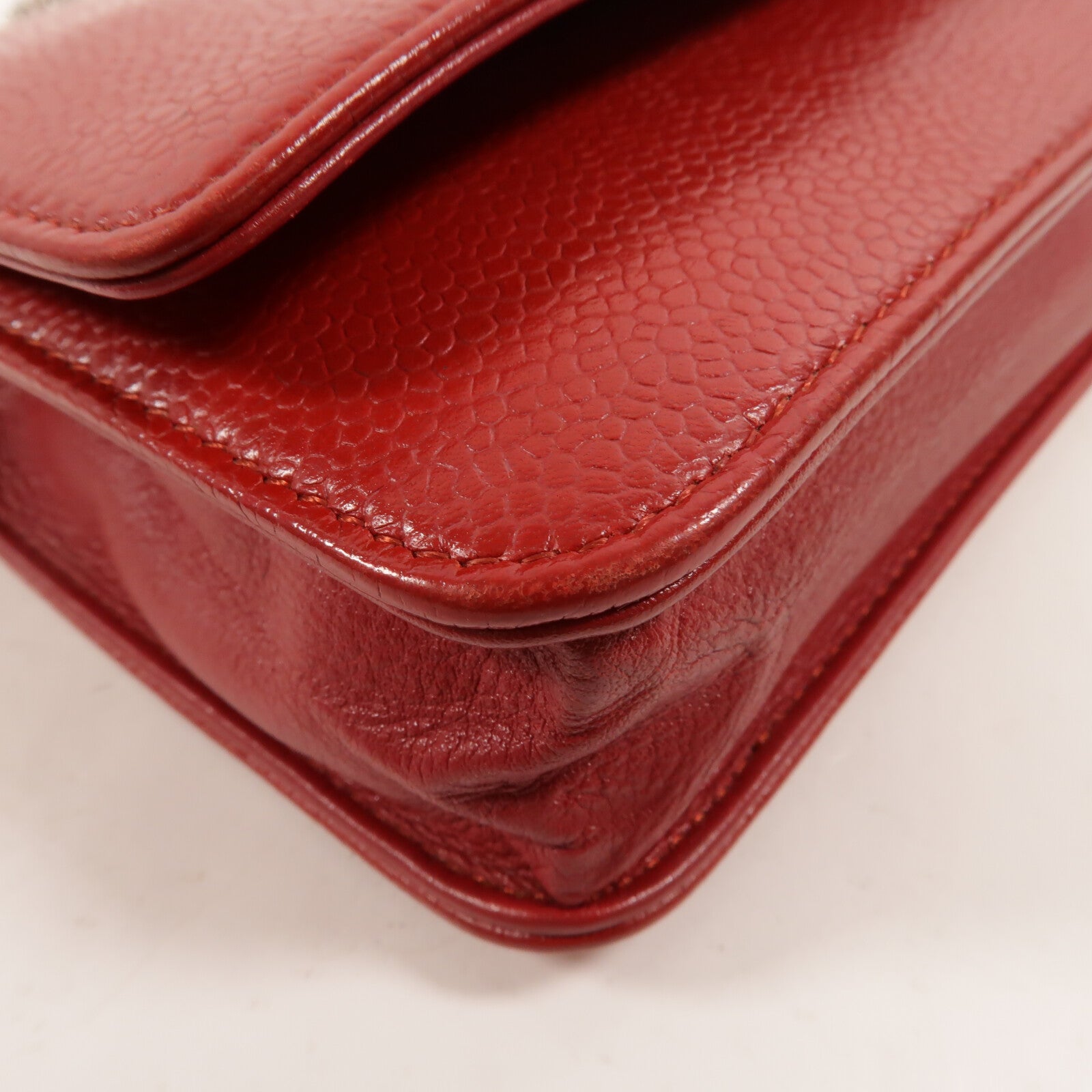 CHANEL 牛皮皮革Timeless Wallet On Chain鏈帶肩背袋