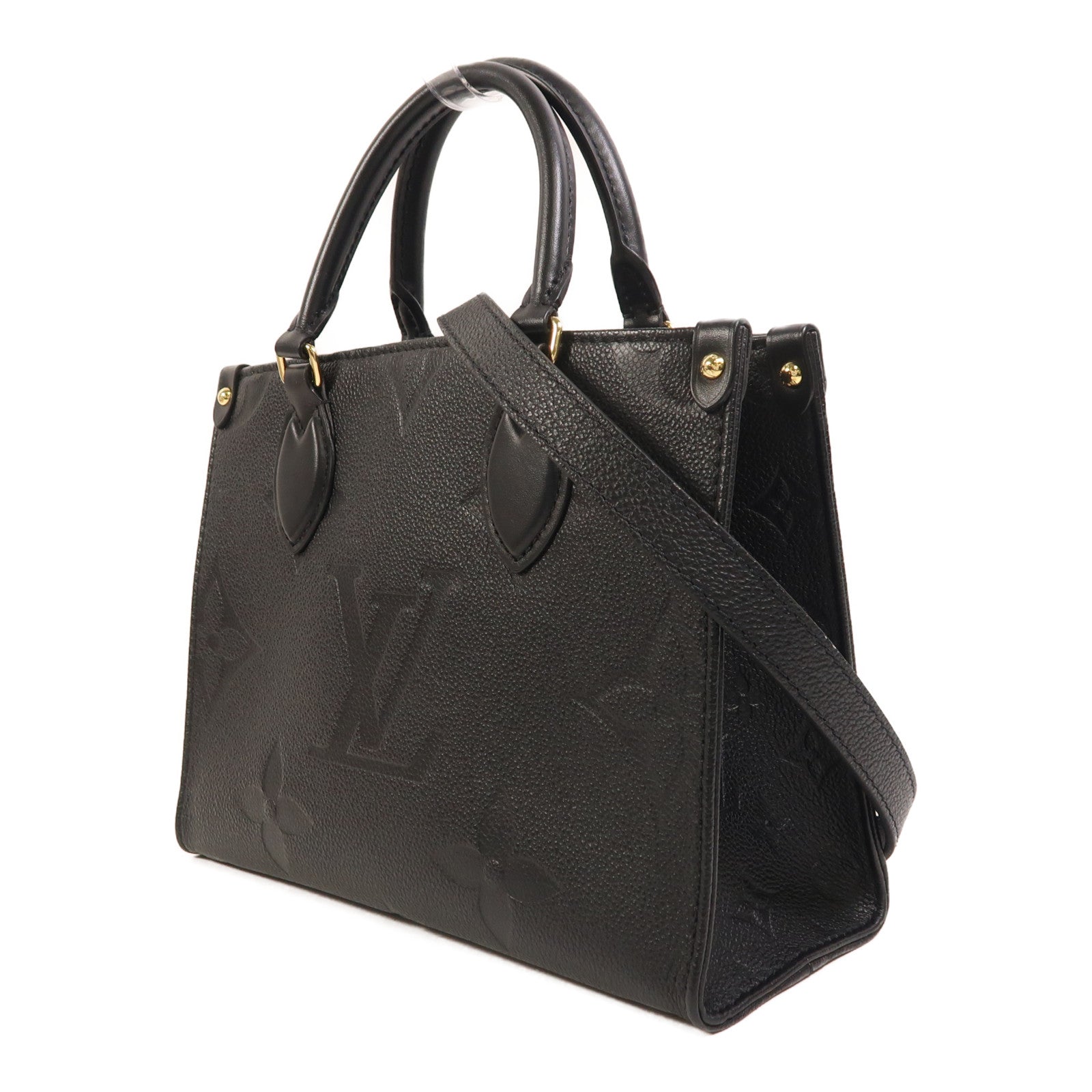 LOUIS VUITTON 【激減優惠】Monogram Empreinte OnTheGo PM金扣手挽肩背兩用袋