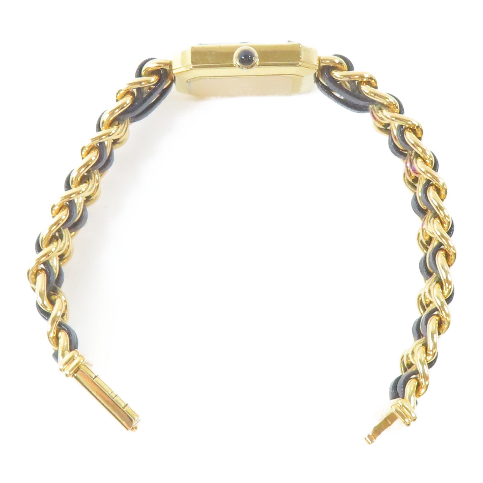 CHANEL Preimier L鍍金手錶石英機芯黑色
