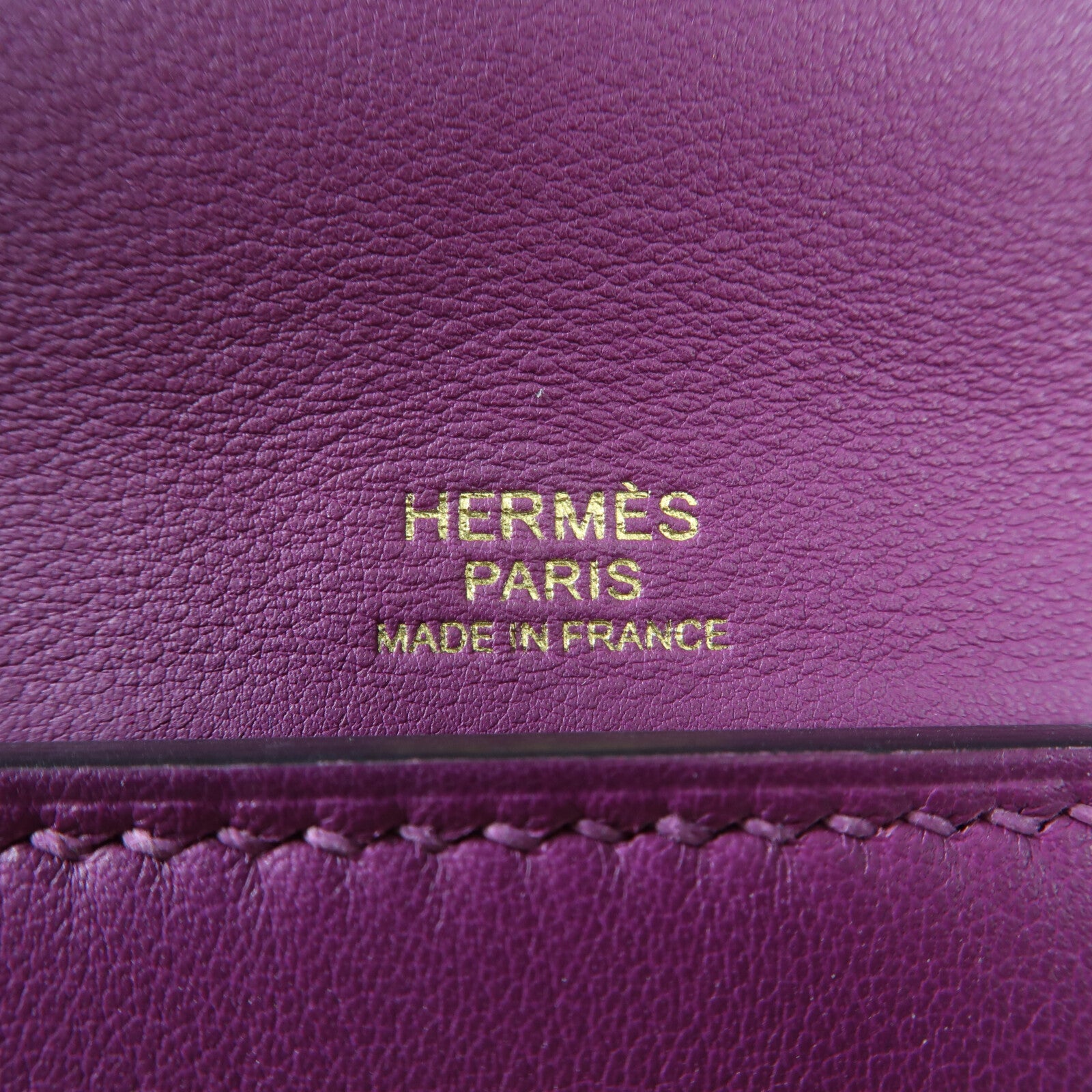 HERMES Clemence皮革24/24 29CM金扣手挽肩背兩用袋Anemone