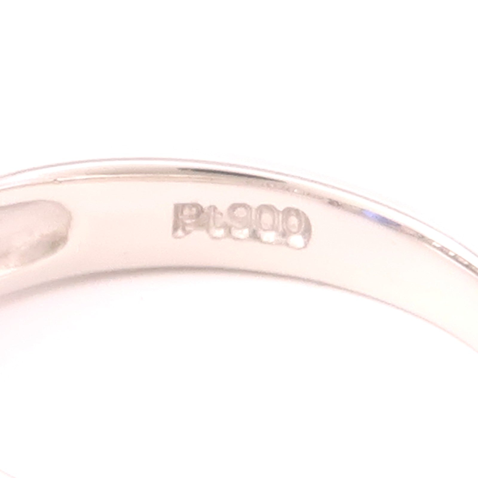 JEWELRY PT900鉑金/Sapphire/Diamond Ring藍寶石/鑽石戒指US#6
