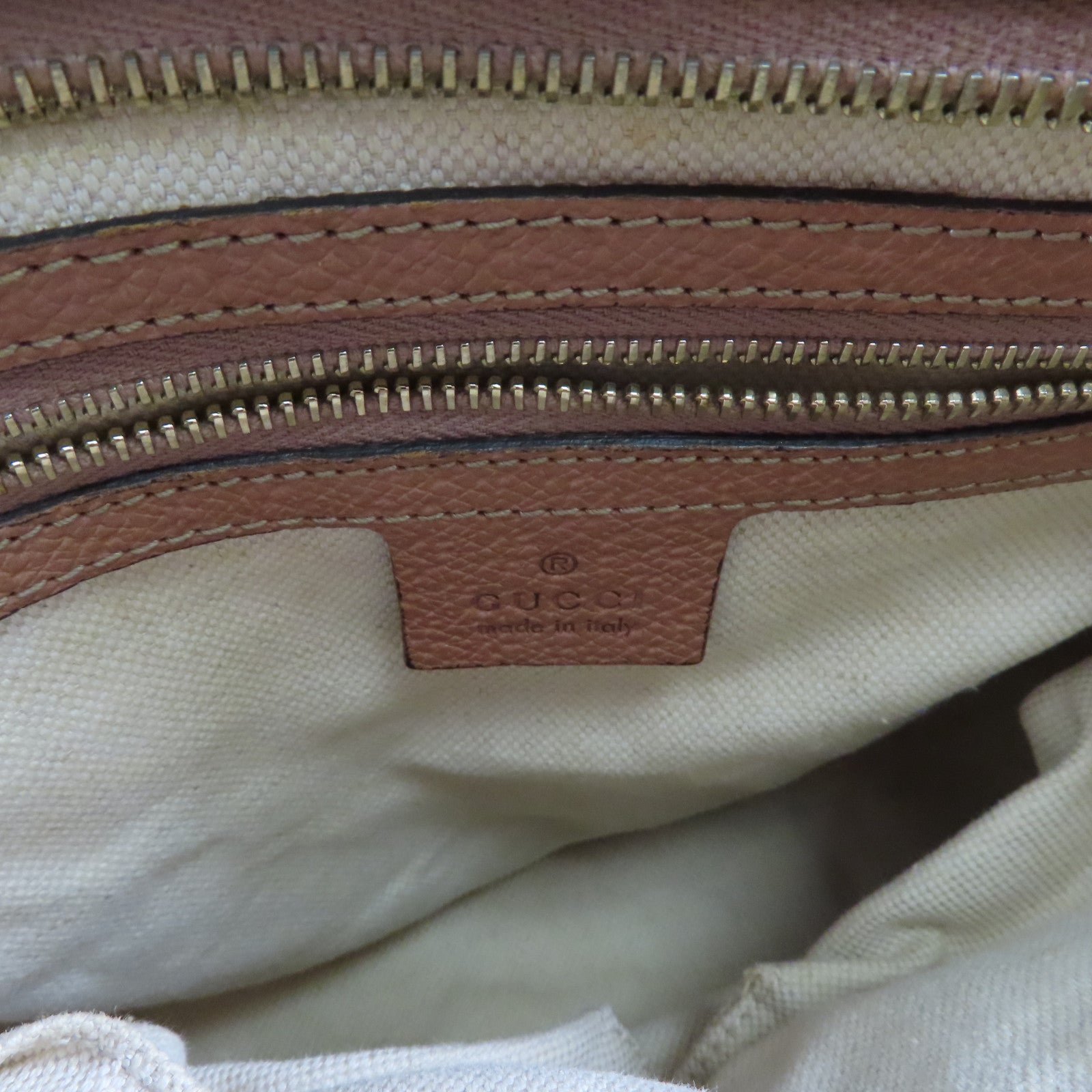 GUCCI 帆布Shoulder Tote金扣手挽肩背兩用袋