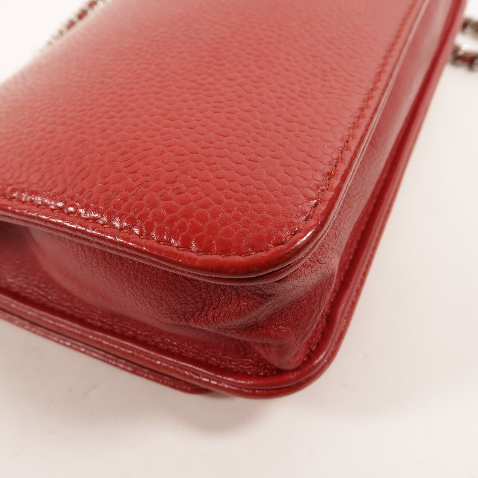 CHANEL 牛皮皮革Timeless Wallet On Chain鏈帶肩背袋