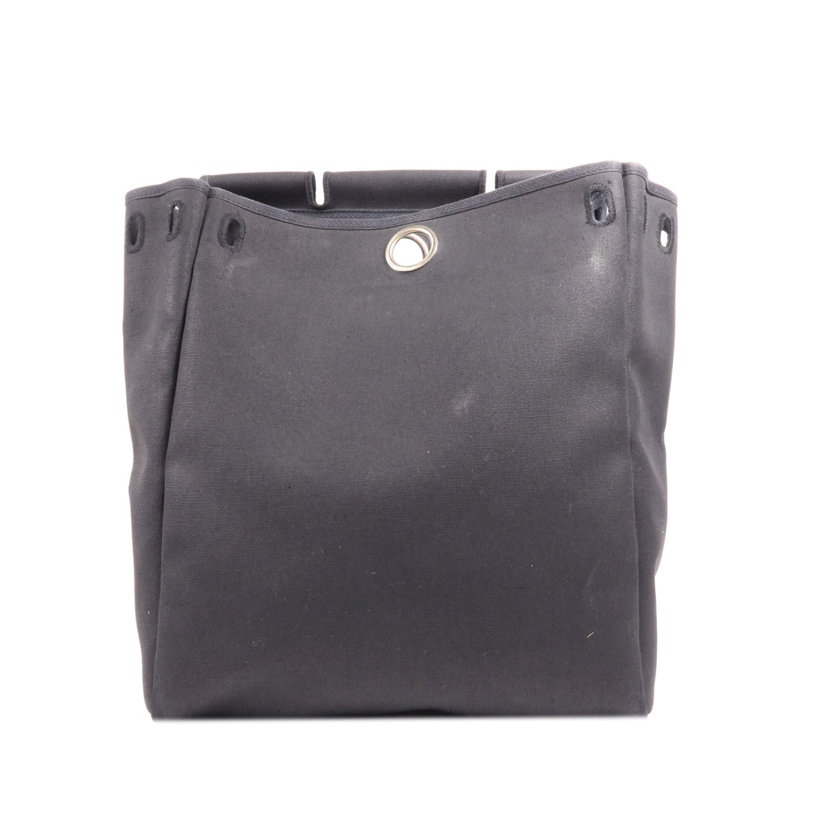 HERMES 帆布Herbag Backpack銀扣背包