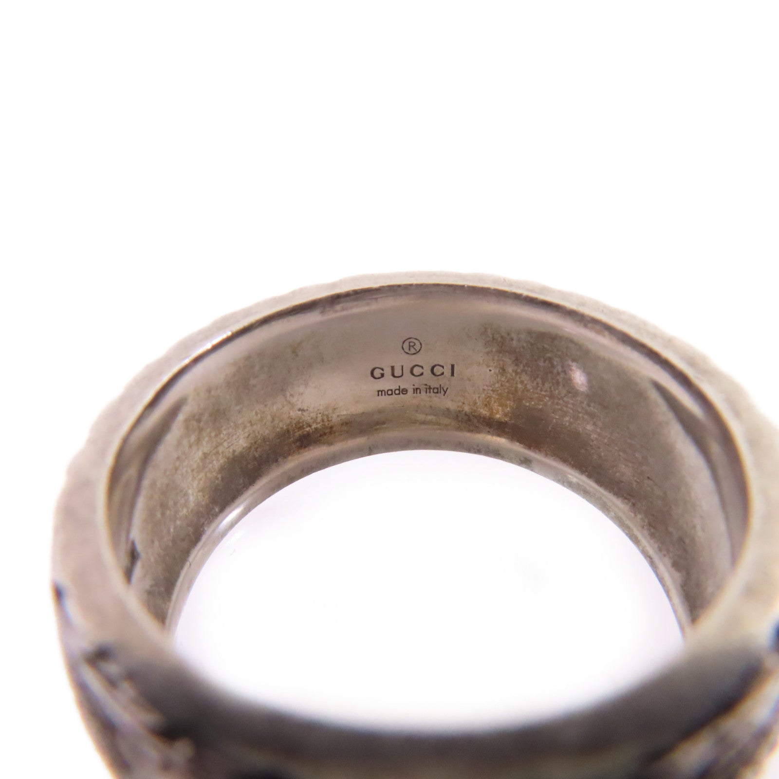 GUCCI 925純銀Arabesque Ring戒指Gucci#23/US#10