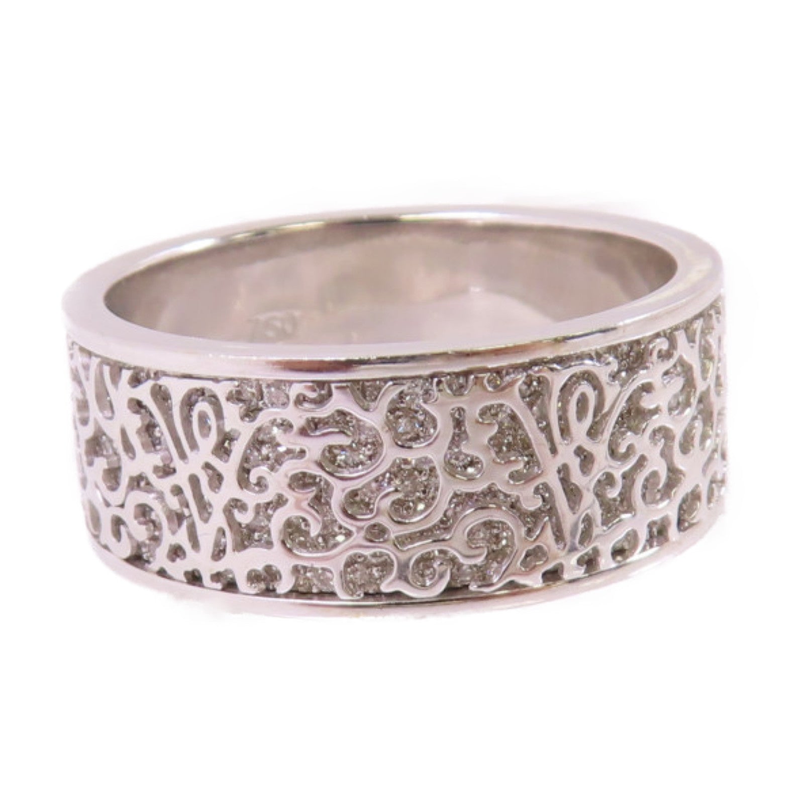 JEWELRY 【激減優惠】18K白金/1.089ct鑽石Web of Desire Diamond Ring戒指US#11.5