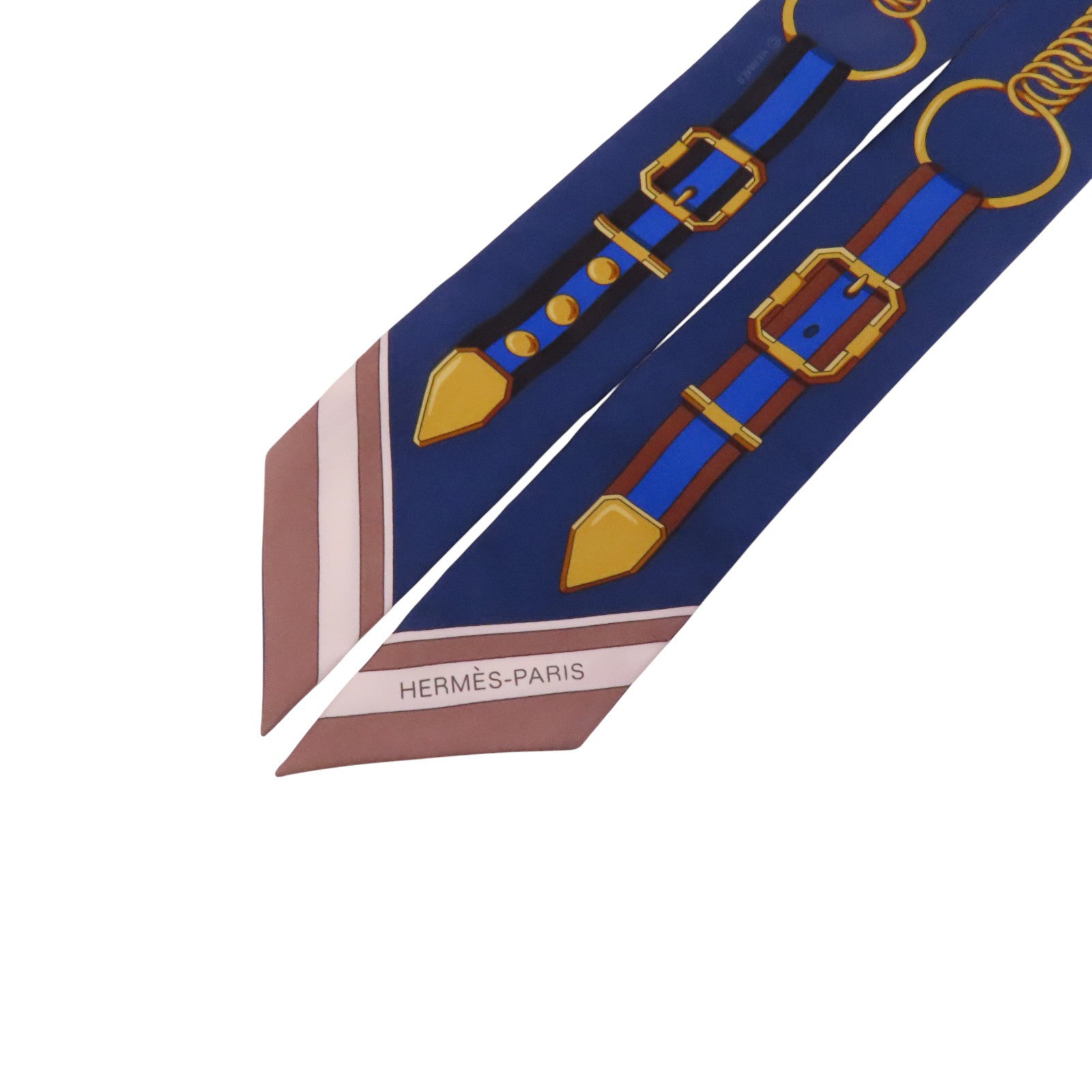 HERMES 絲質Twilly Scarf絲巾