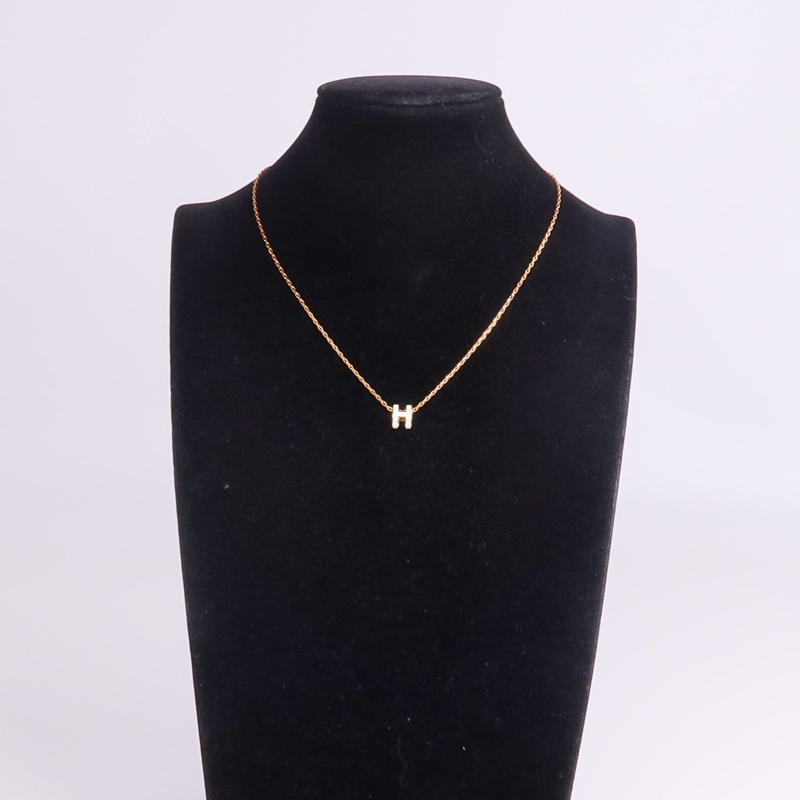 HERMES 金屬Mini Pop H Necklace項鍊Nata