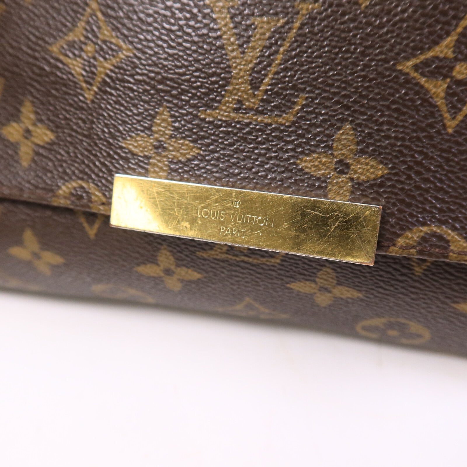 LOUIS VUITTON Monogram Favorite MM金扣手挽肩背兩用袋