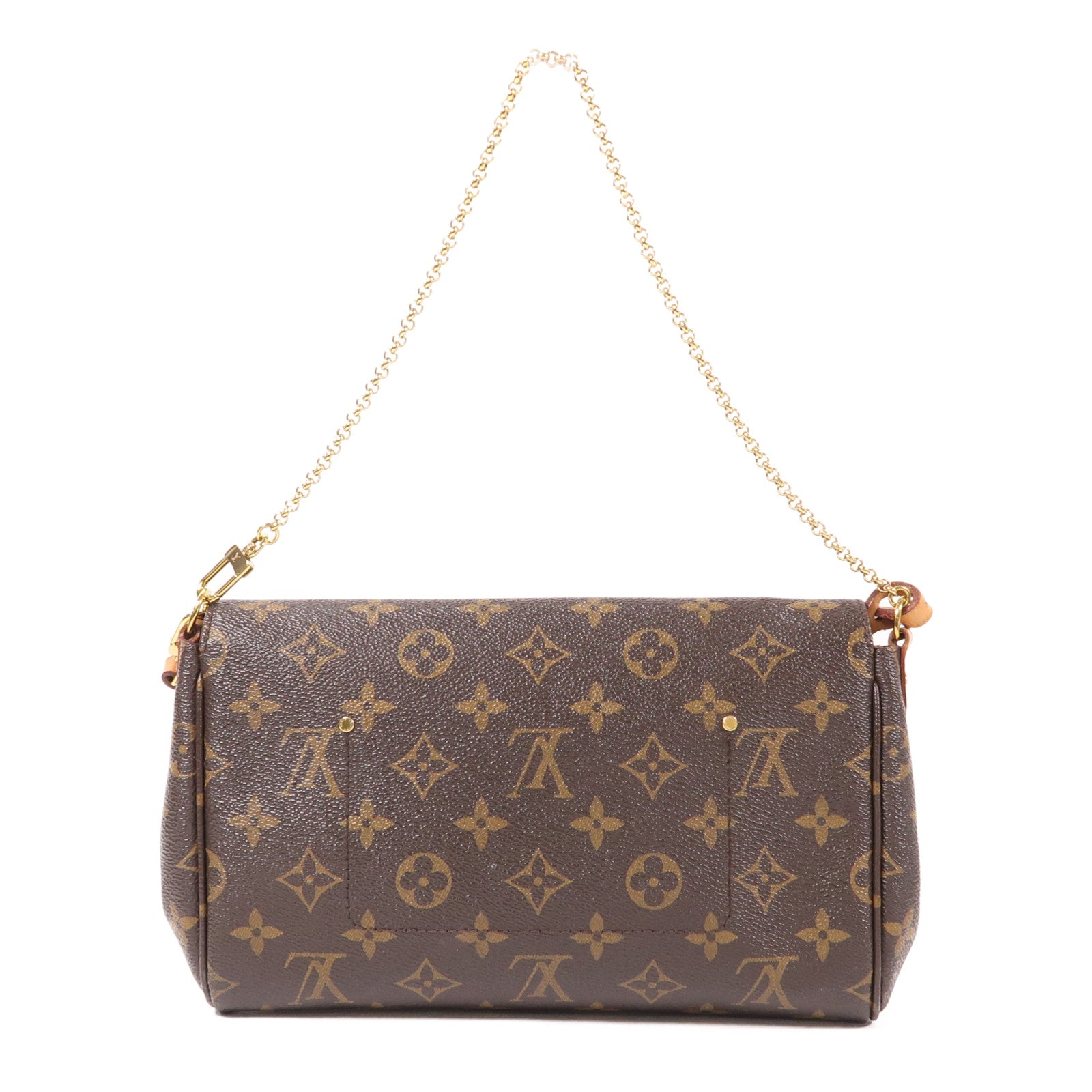 LOUIS VUITTON Monogram Favorite MM金扣手挽肩背兩用袋