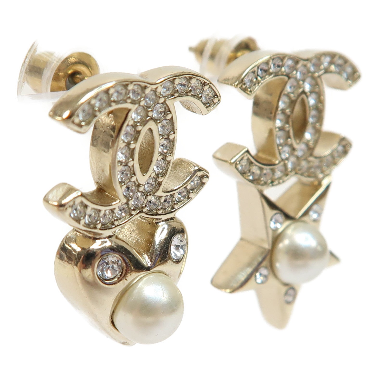 CHANEL 金屬Earrings耳環金色