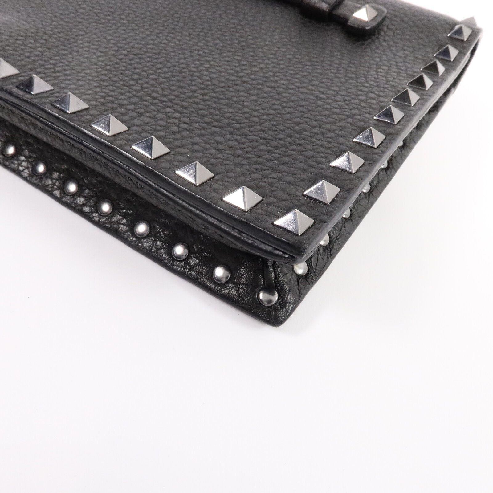 Valentino 牛皮皮革Rockstud Clutch手拿包