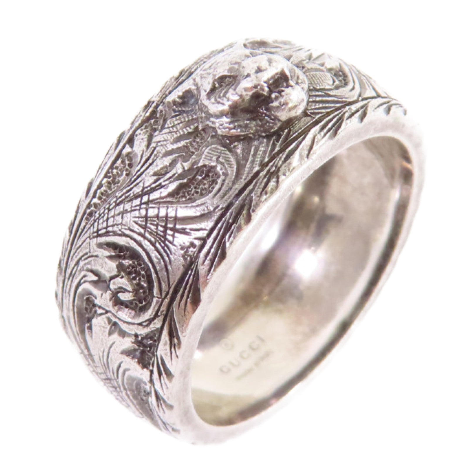 GUCCI 925純銀Arabesque Ring戒指Gucci#23/US#10