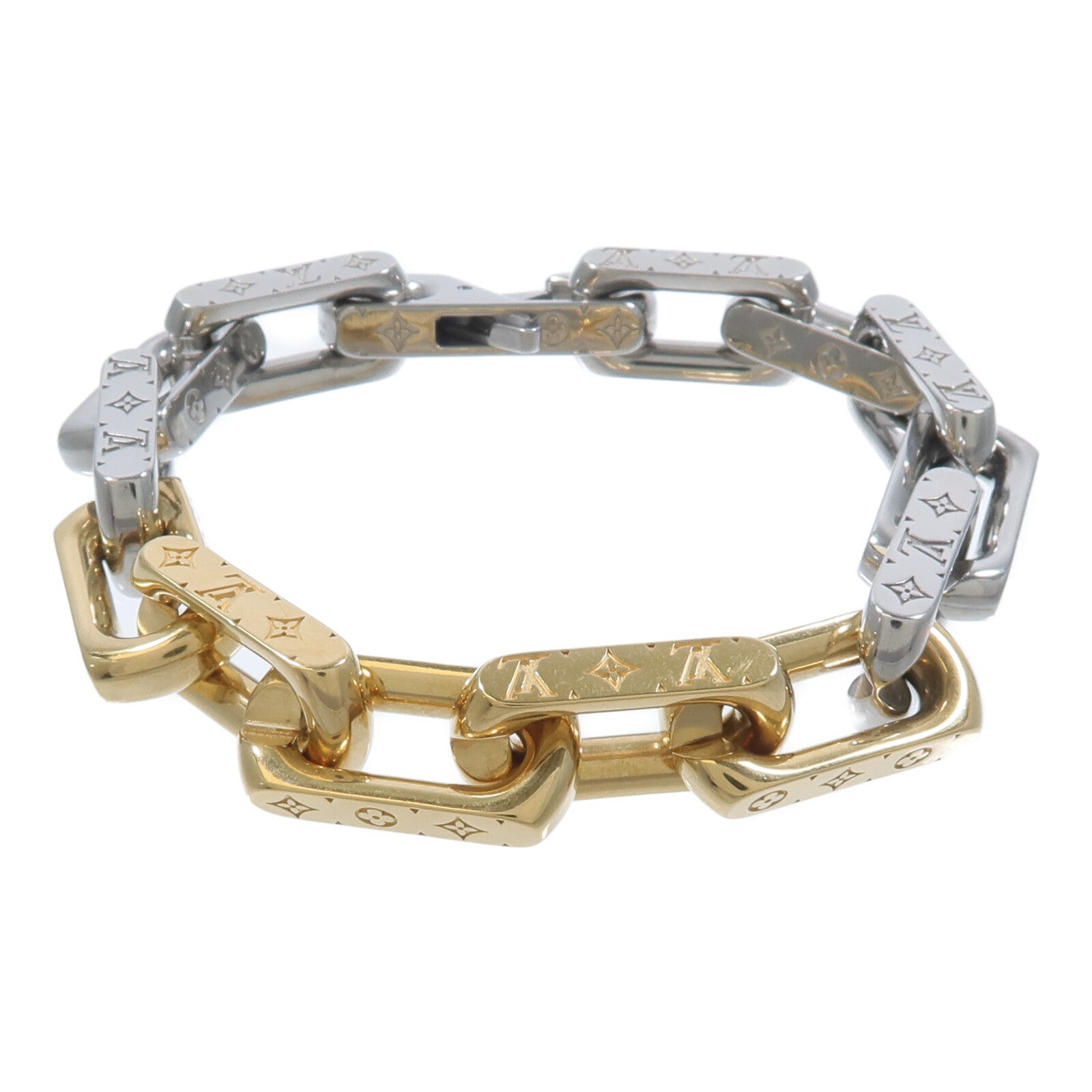 LOUIS VUITTON 不鏽鋼Monogram Chain Bracelet手鏈
