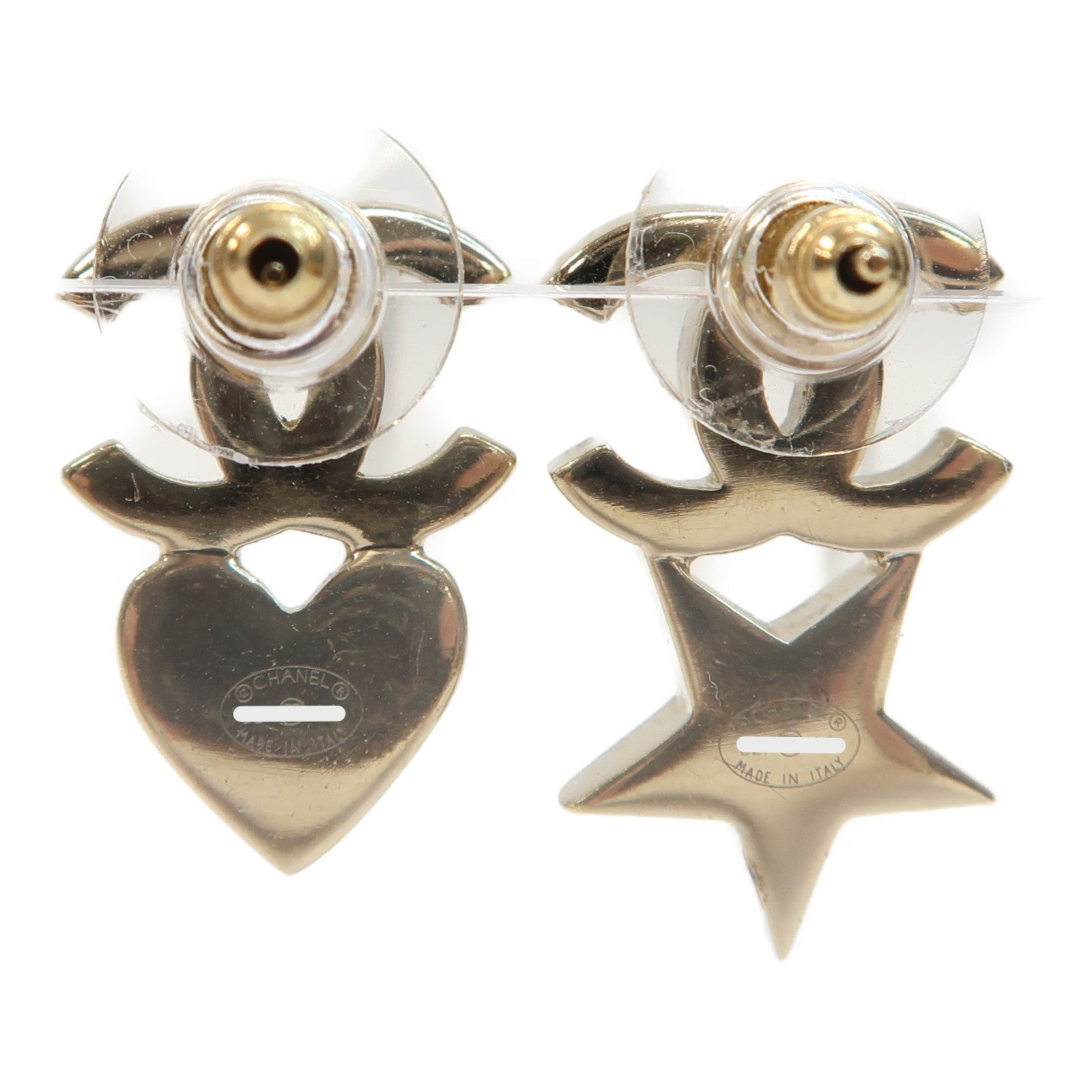 CHANEL 金屬Earrings耳環金色