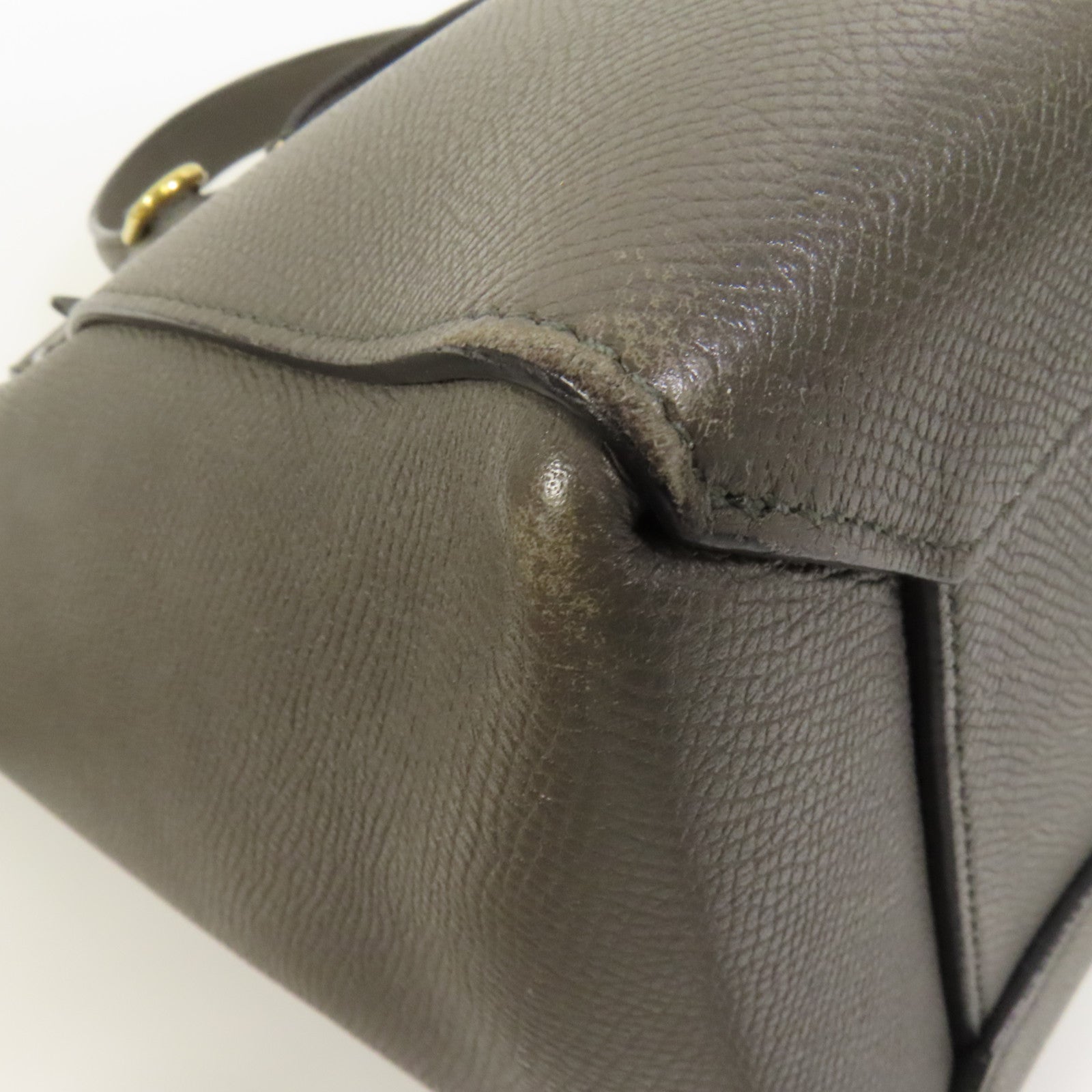 CELINE 牛皮皮革Micro Belt Bag金扣手挽肩背兩用袋