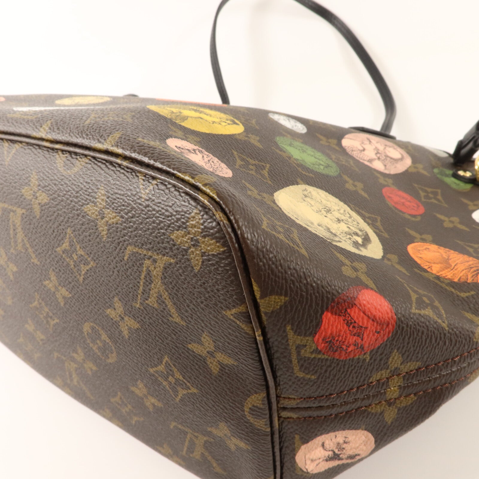 LOUIS VUITTON Monogram Cameo LV x Fornasetti Neverfull MM手挽袋