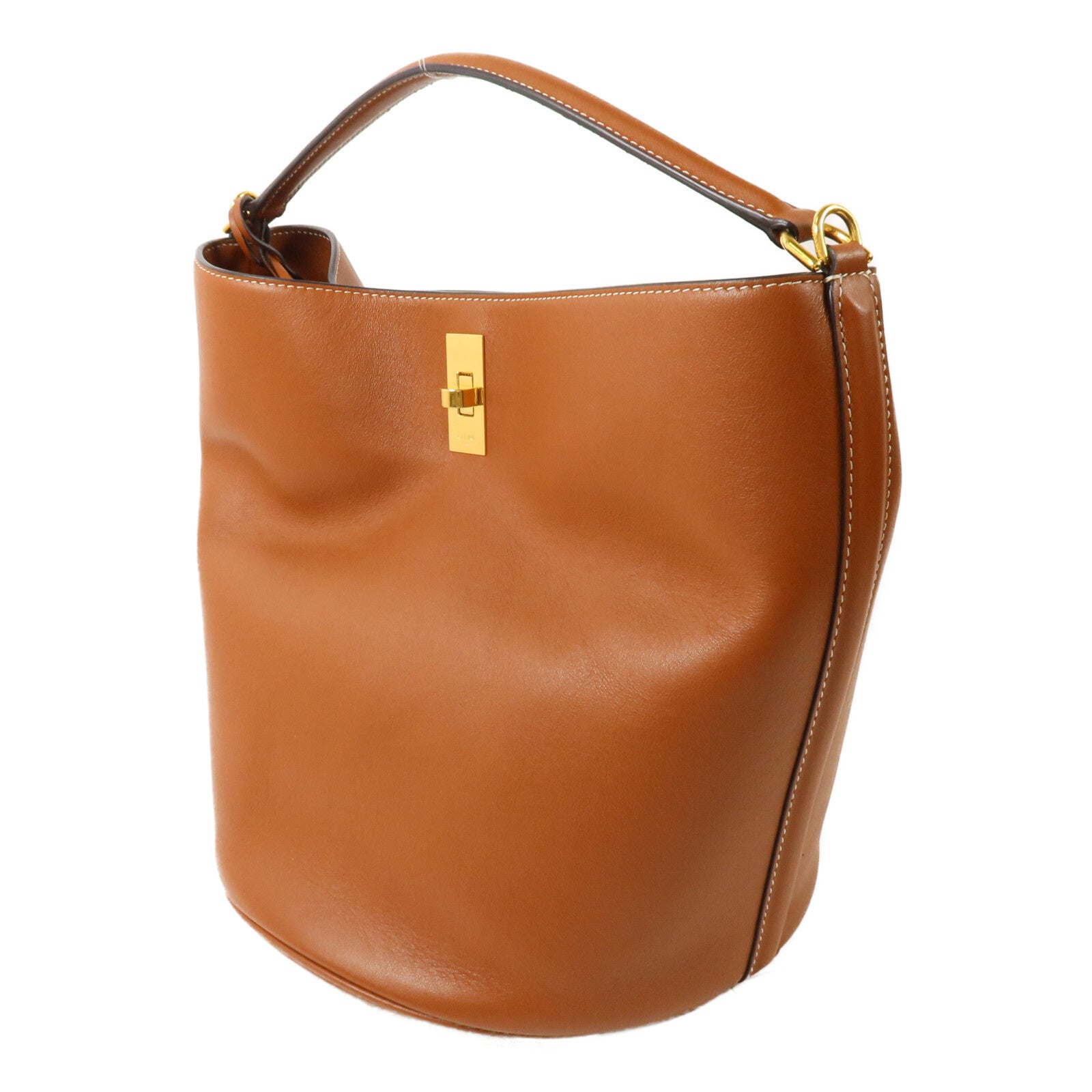 CELINE 牛皮皮革Bucket 16手挽肩背兩用袋