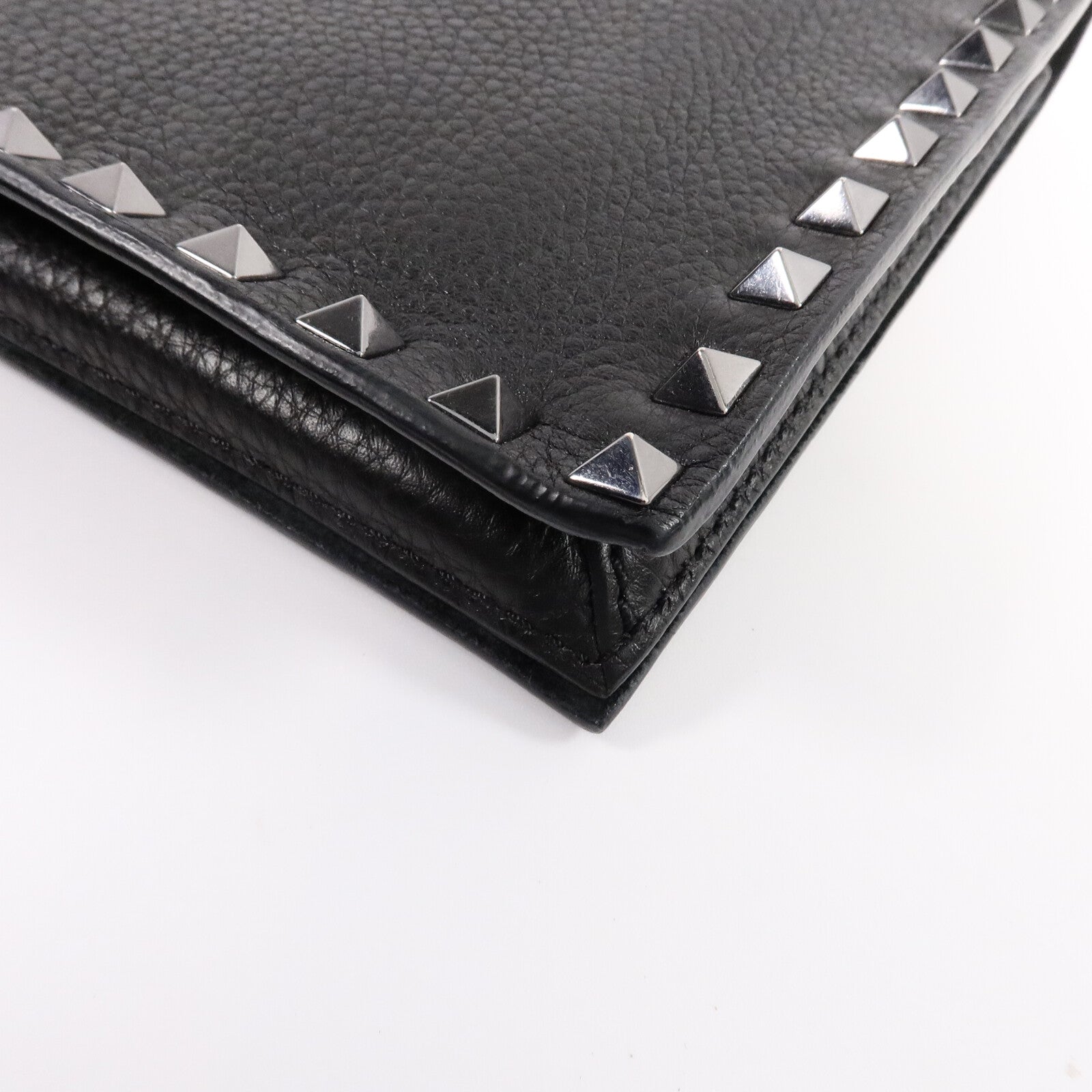 Valentino 牛皮皮革Rockstud Clutch手拿包