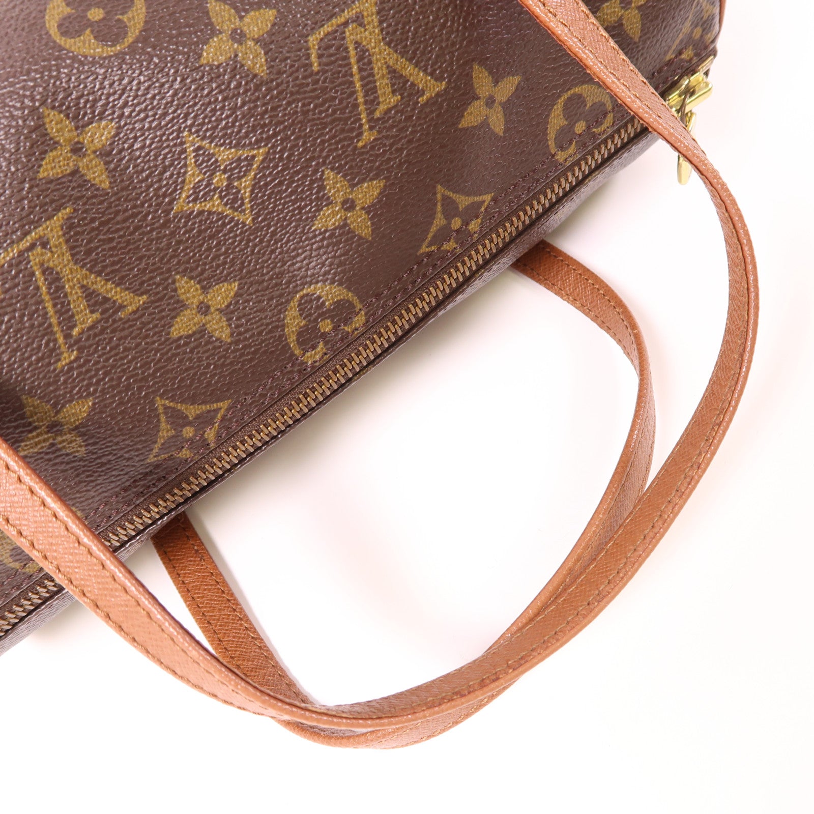 LOUIS VUITTON Monogram Papillon PM金扣手挽袋