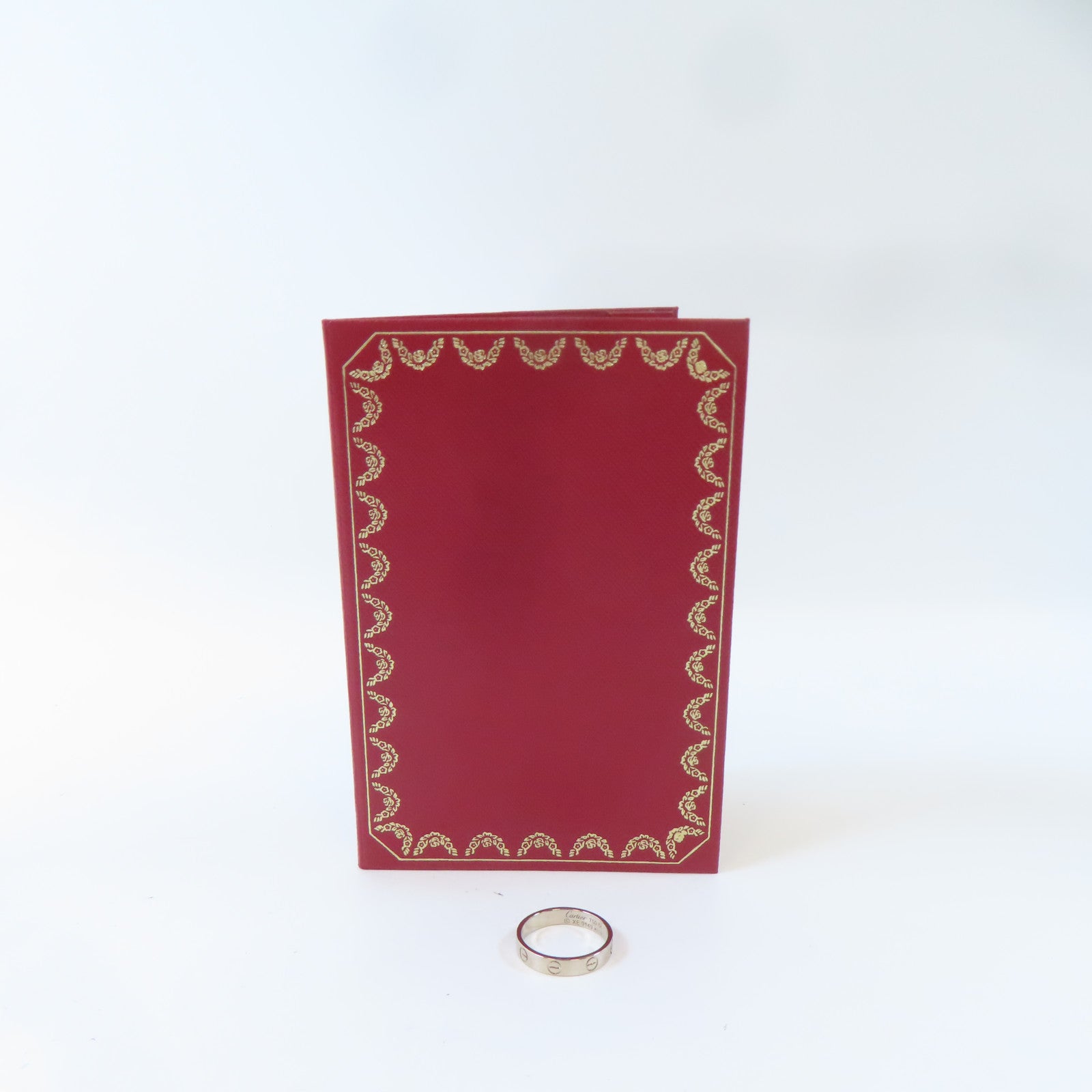 CARTIER 18K白金Mini Love Ring戒指Cartier#54/US#6.75