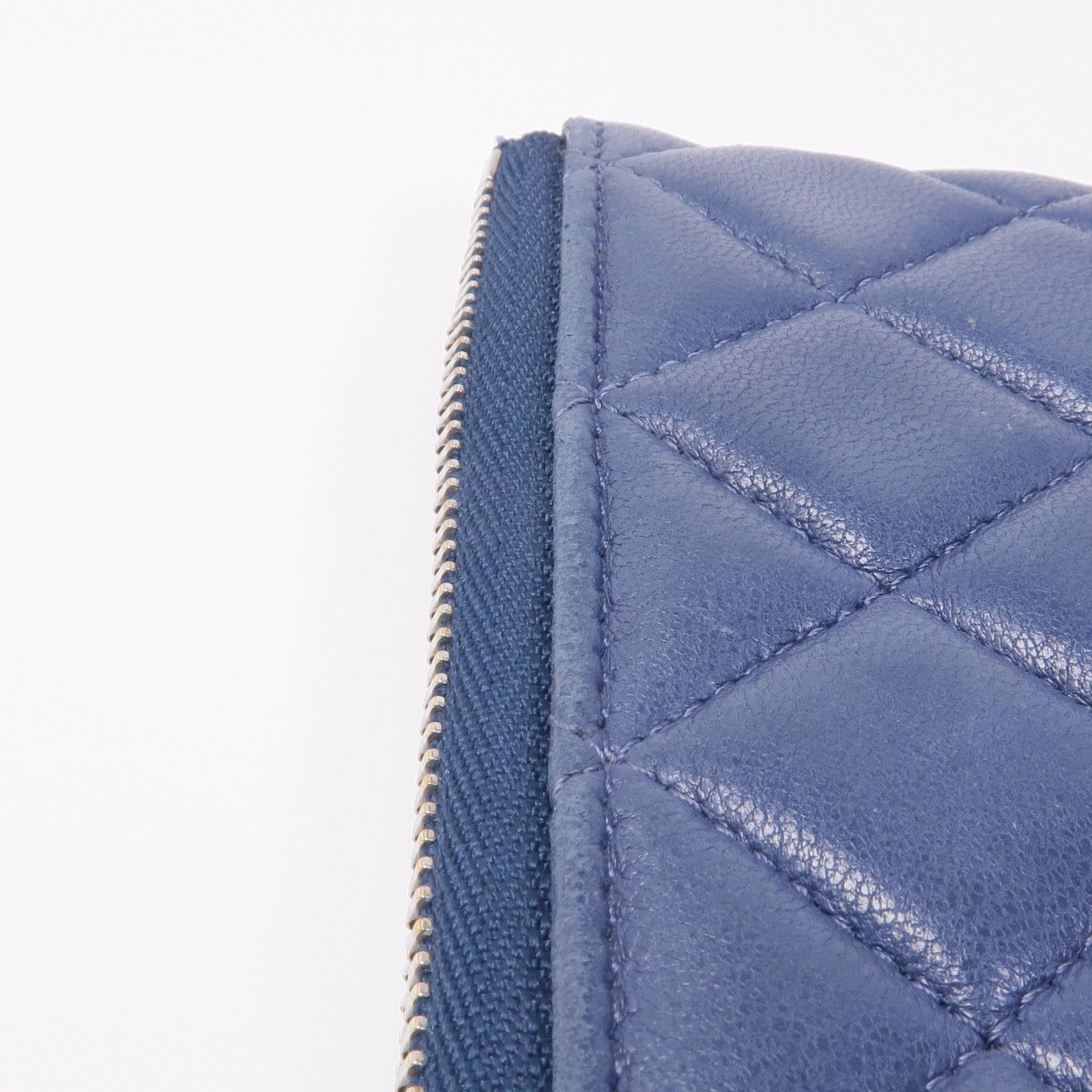 CHANEL 羊皮皮革Coin Purse銀扣零錢包