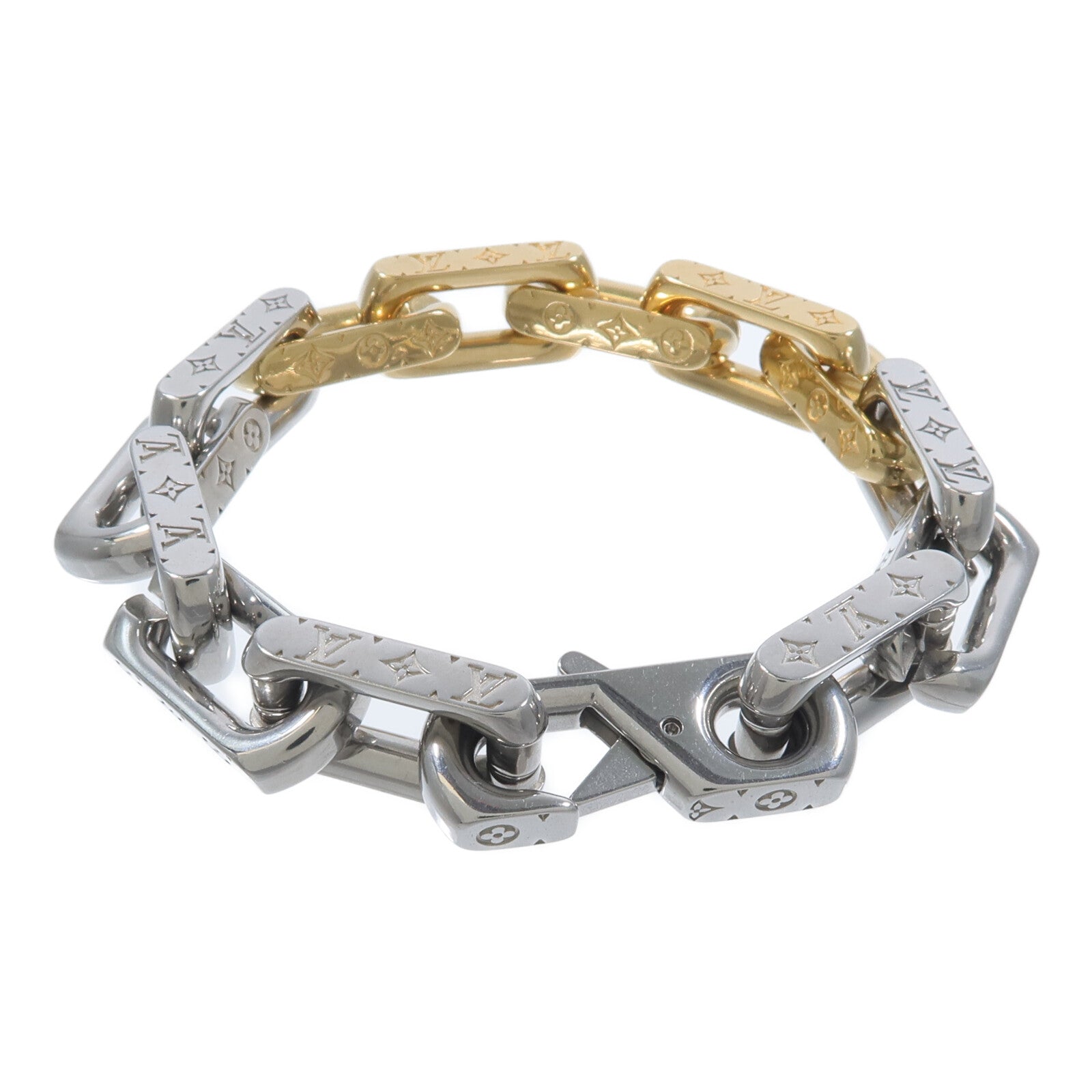 LOUIS VUITTON 不鏽鋼Monogram Chain Bracelet手鏈