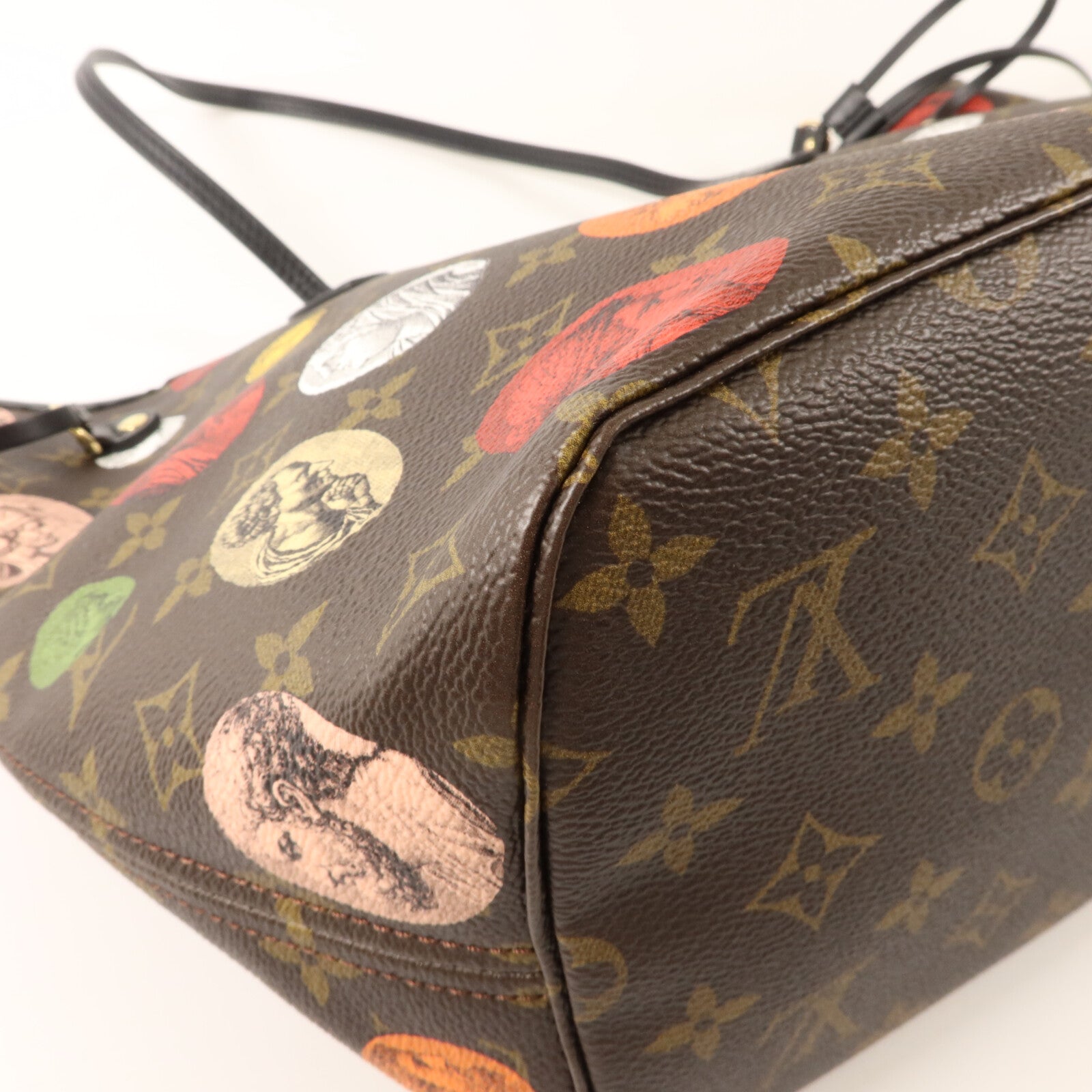 LOUIS VUITTON Monogram Cameo LV x Fornasetti Neverfull MM手挽袋