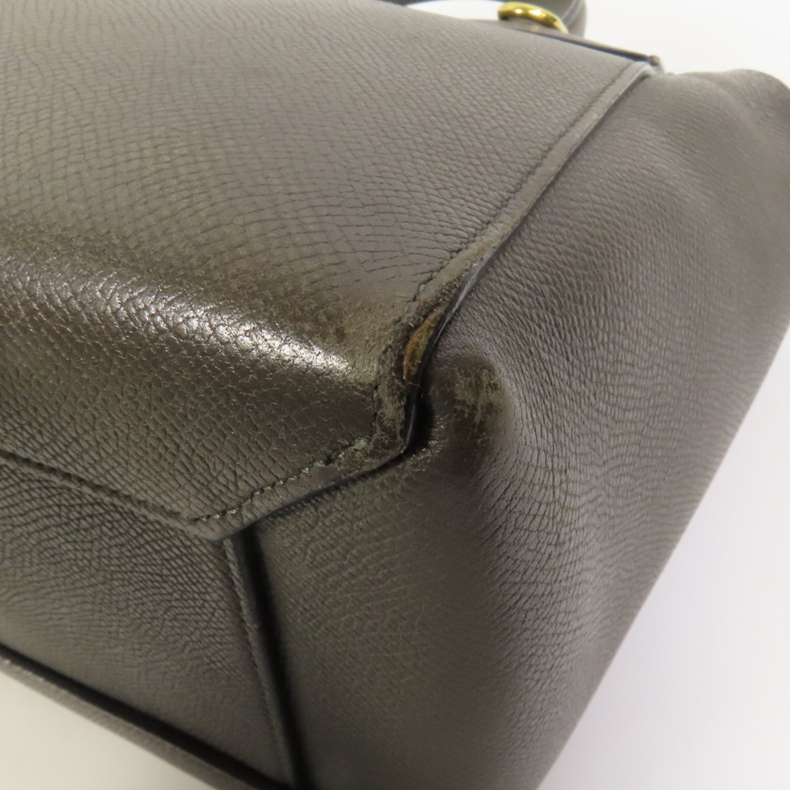 CELINE 牛皮皮革Micro Belt Bag金扣手挽肩背兩用袋