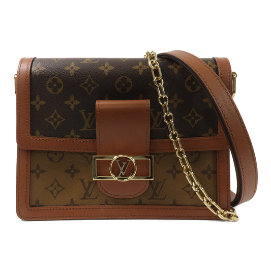 LOUIS VUITTON Monogram Reverse Dauphine MM肩背袋