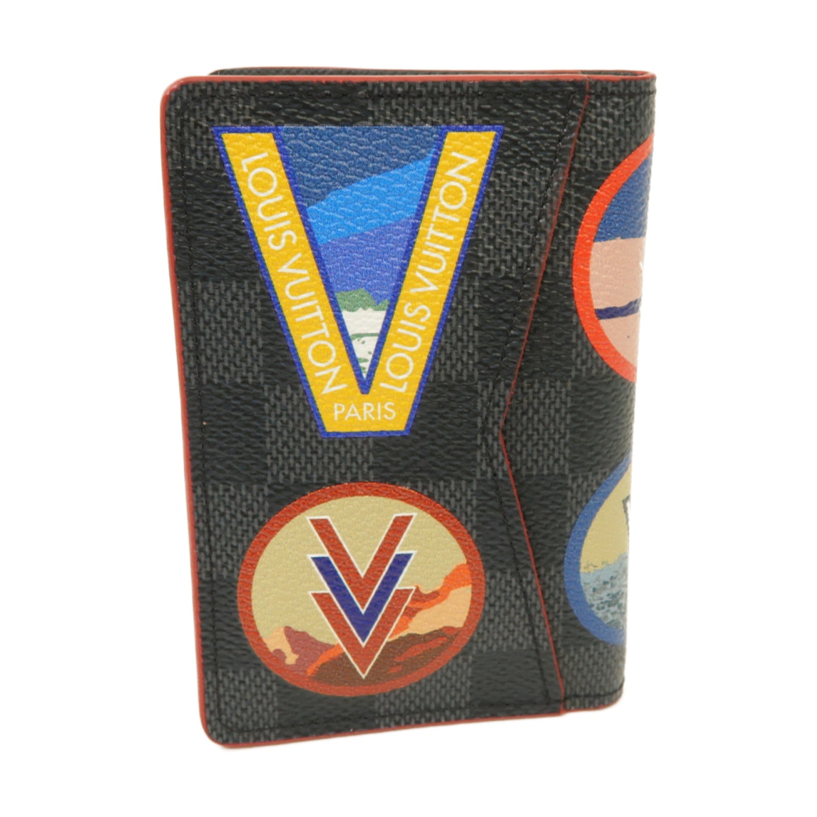 LOUIS VUITTON 【激減優惠】Damier Graphite Card Case卡片套黑色