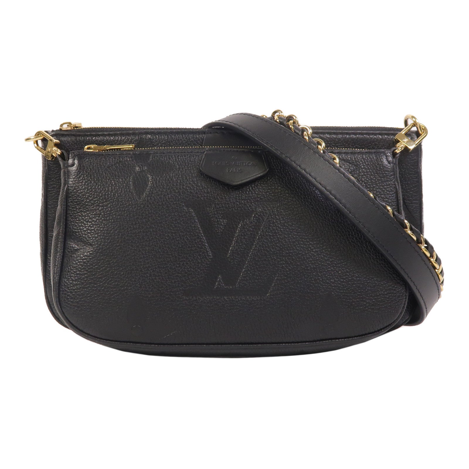 LOUIS VUITTON Monogram Empreinte Multi Pochette Accessoires手挽肩背兩用袋