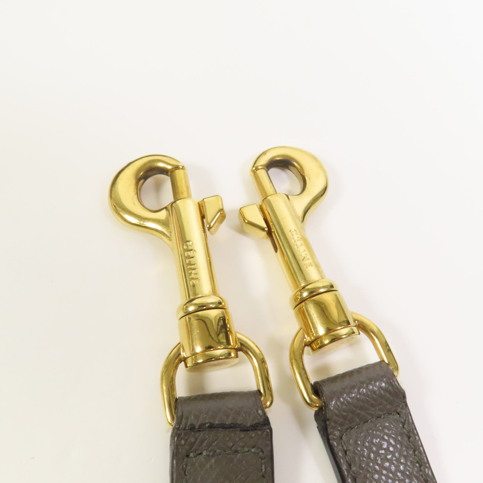 CELINE 牛皮皮革Micro Belt Bag金扣手挽肩背兩用袋