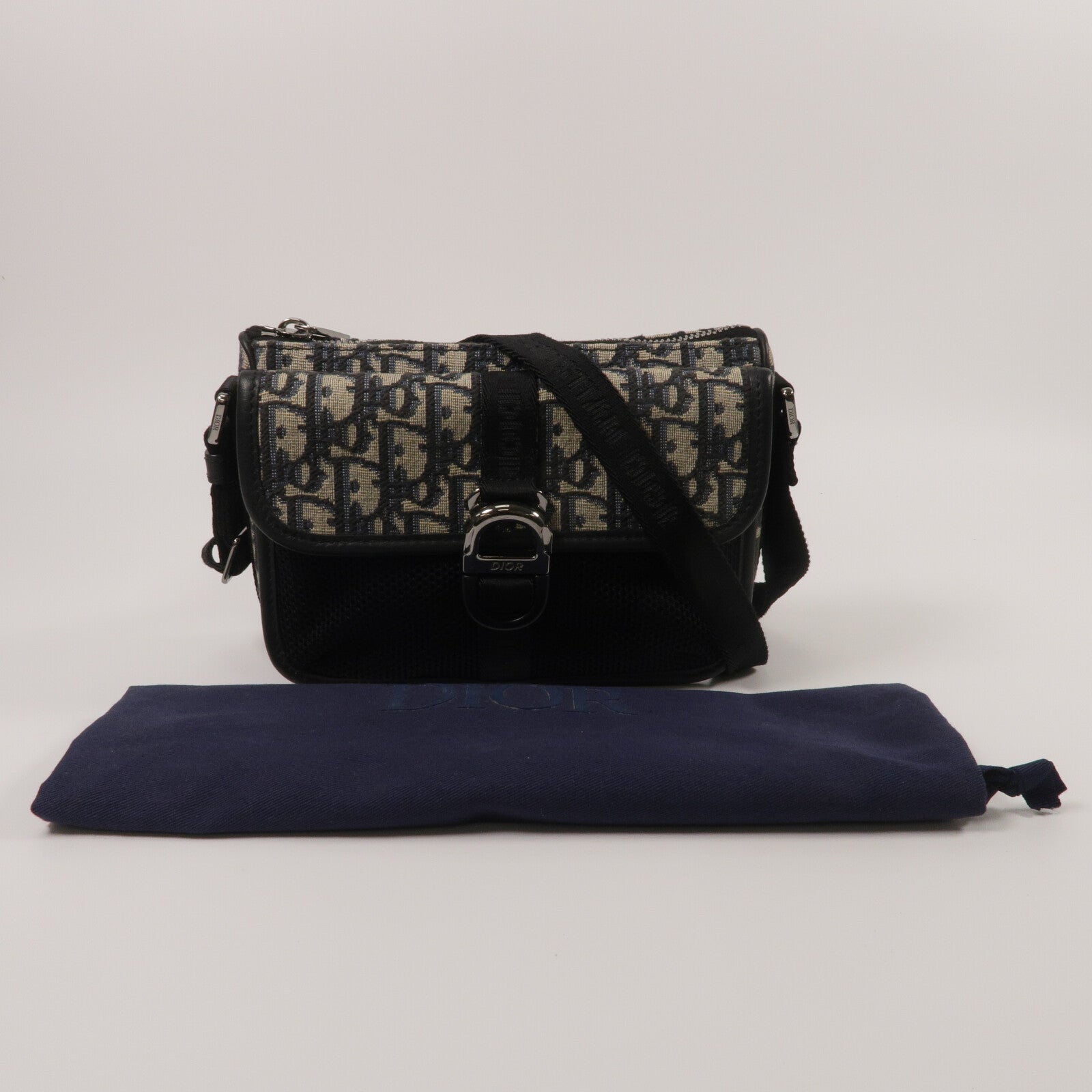 Dior 帆布Mini Dior 8肩背袋