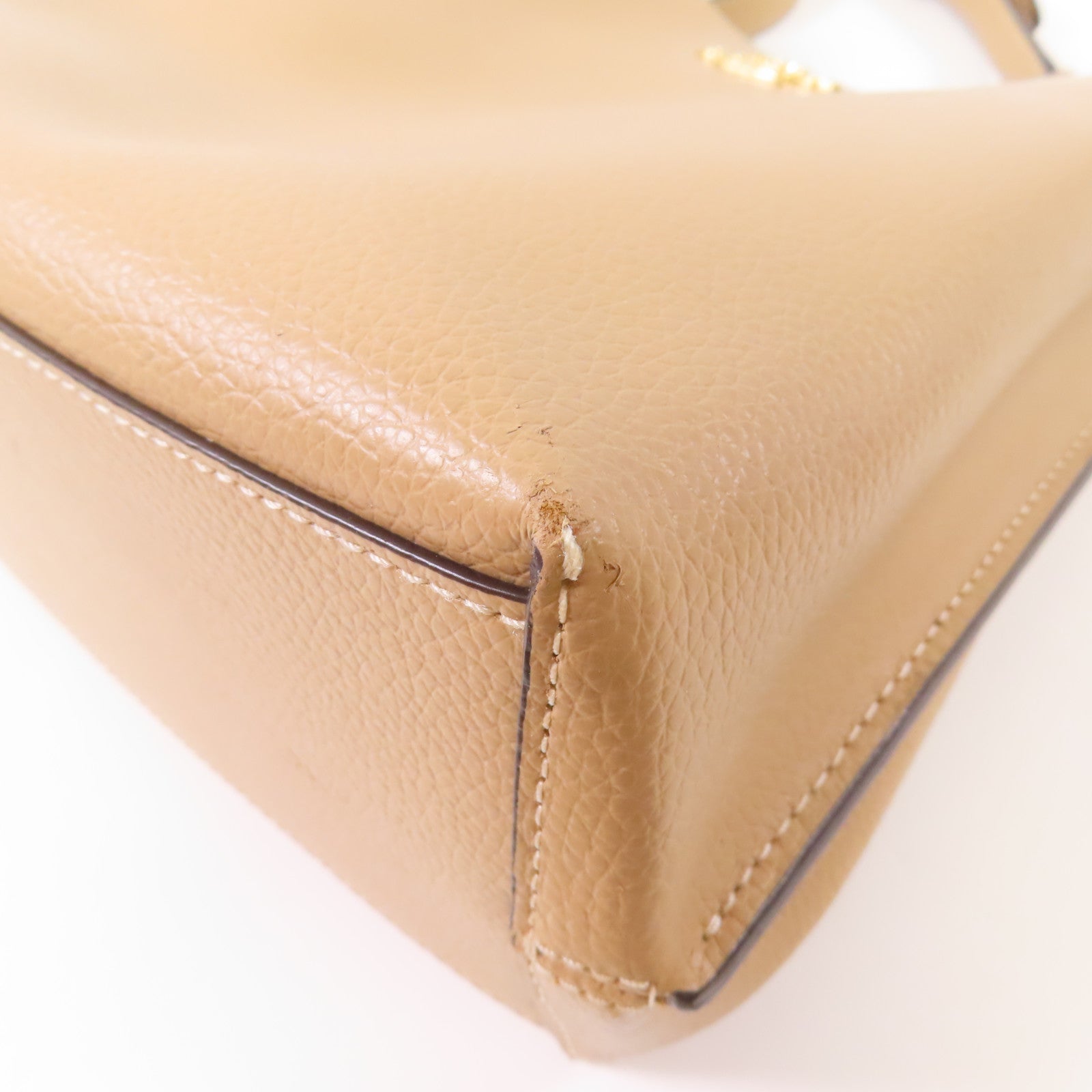 COACH 皮革Shoulder Bag金扣肩背袋