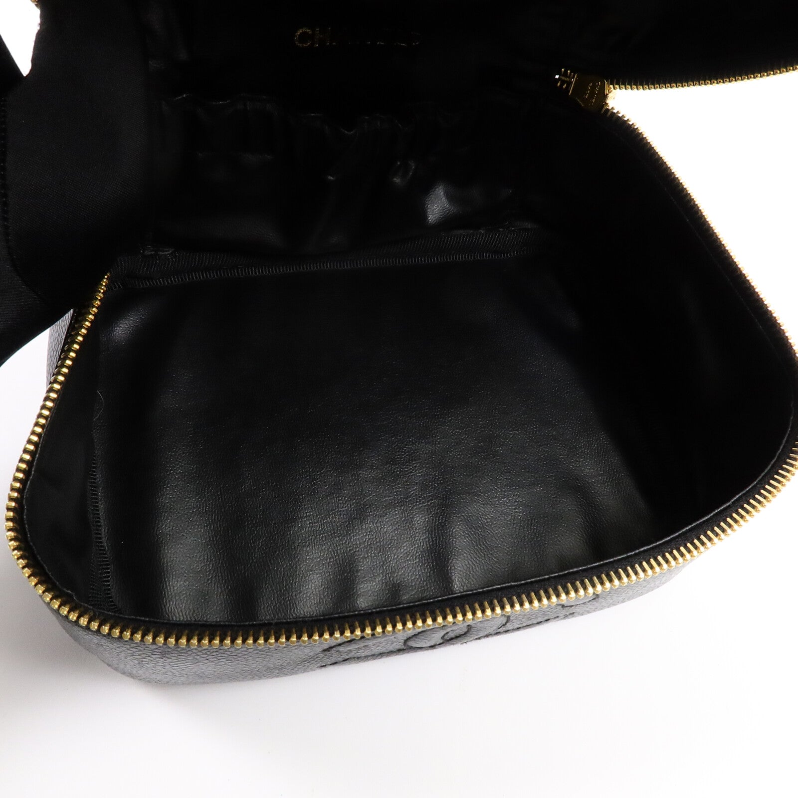 CHANEL 牛皮皮革Vintage Vanity Case手挽袋
