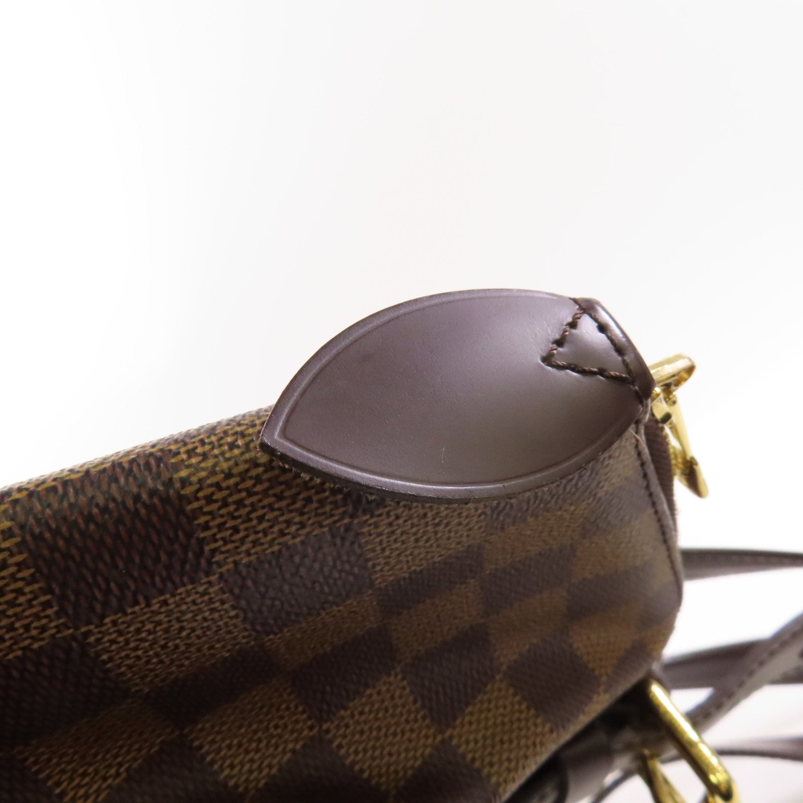 LOUIS VUITTON Damier Verona GM金扣肩背袋